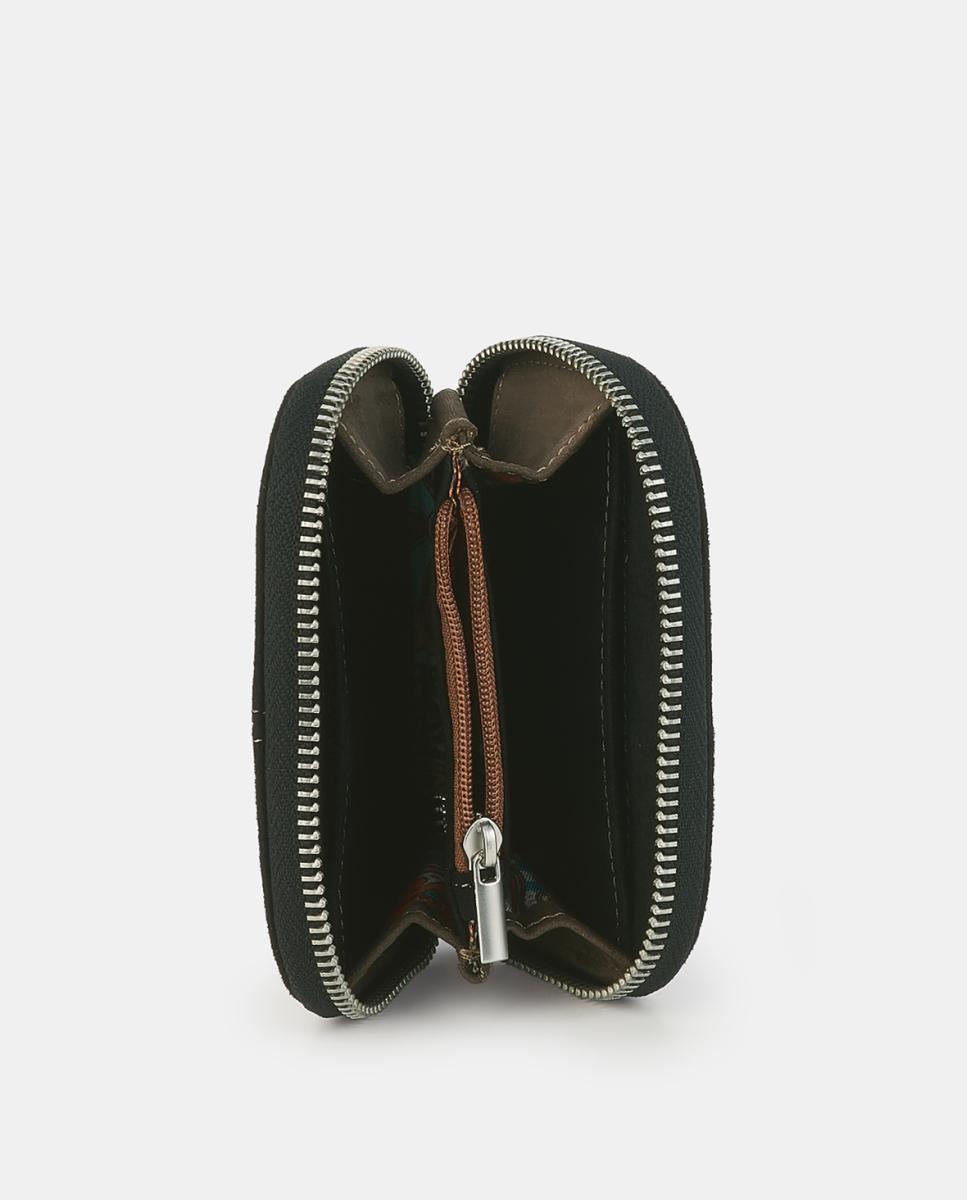 Monedero con cremallera - Caminatta - Negro Negro-3