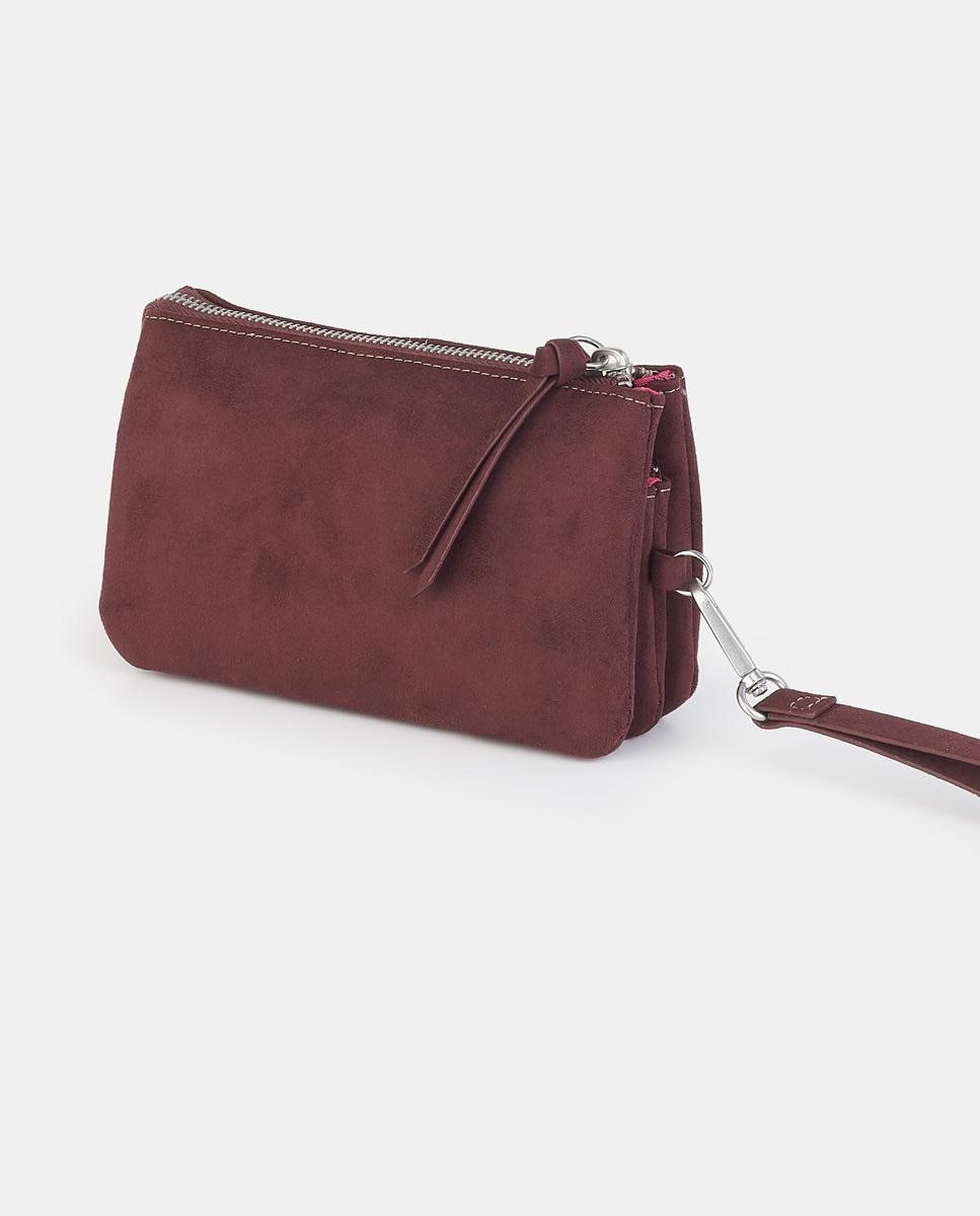 Pouch con cremallera - Caminatta - Rojo Granate Rojo Granate-2