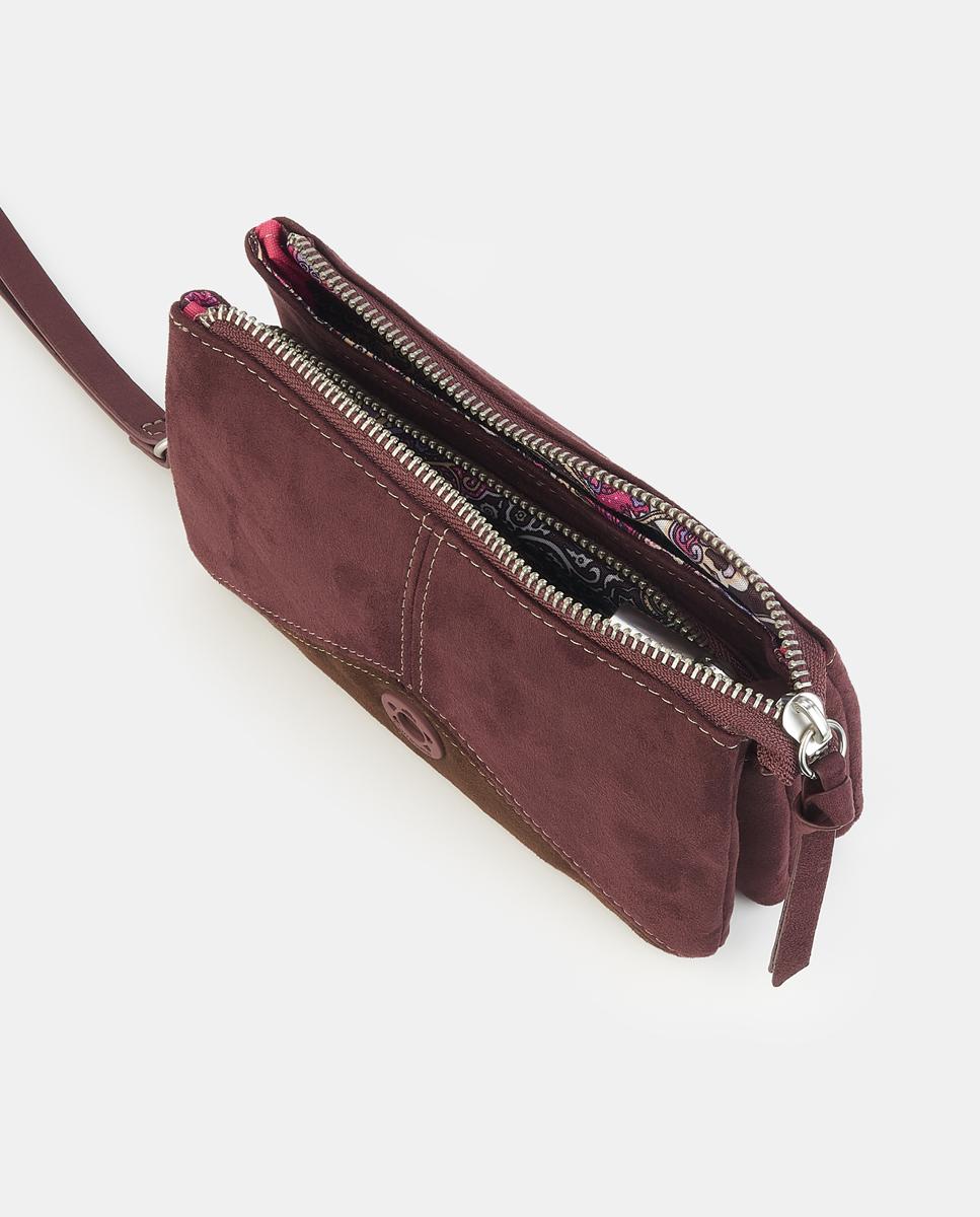 Pouch con cremallera - Caminatta - Rojo Granate Rojo Granate-3
