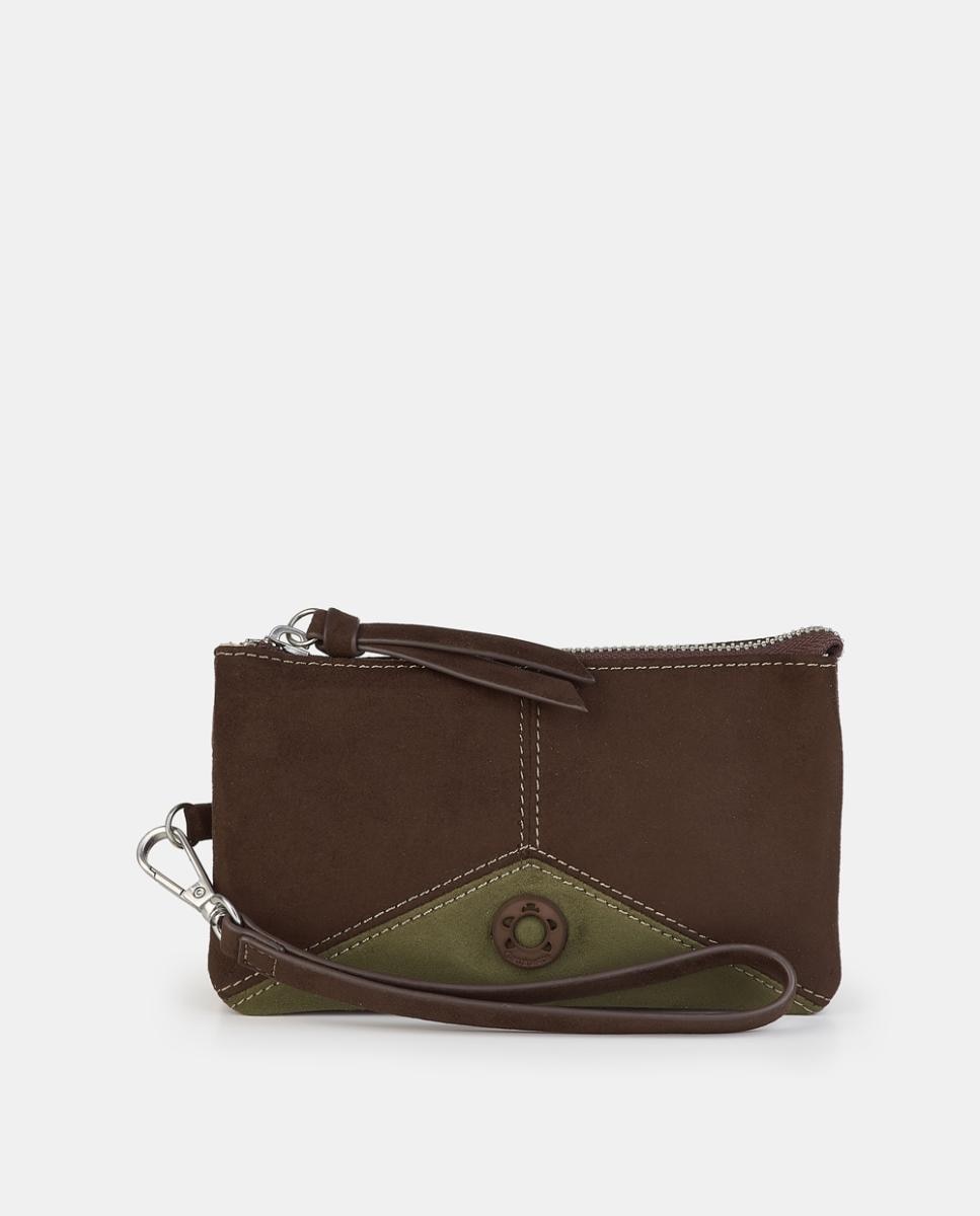 Pouch con cremallera - Caminatta - Marrón Marrón-1