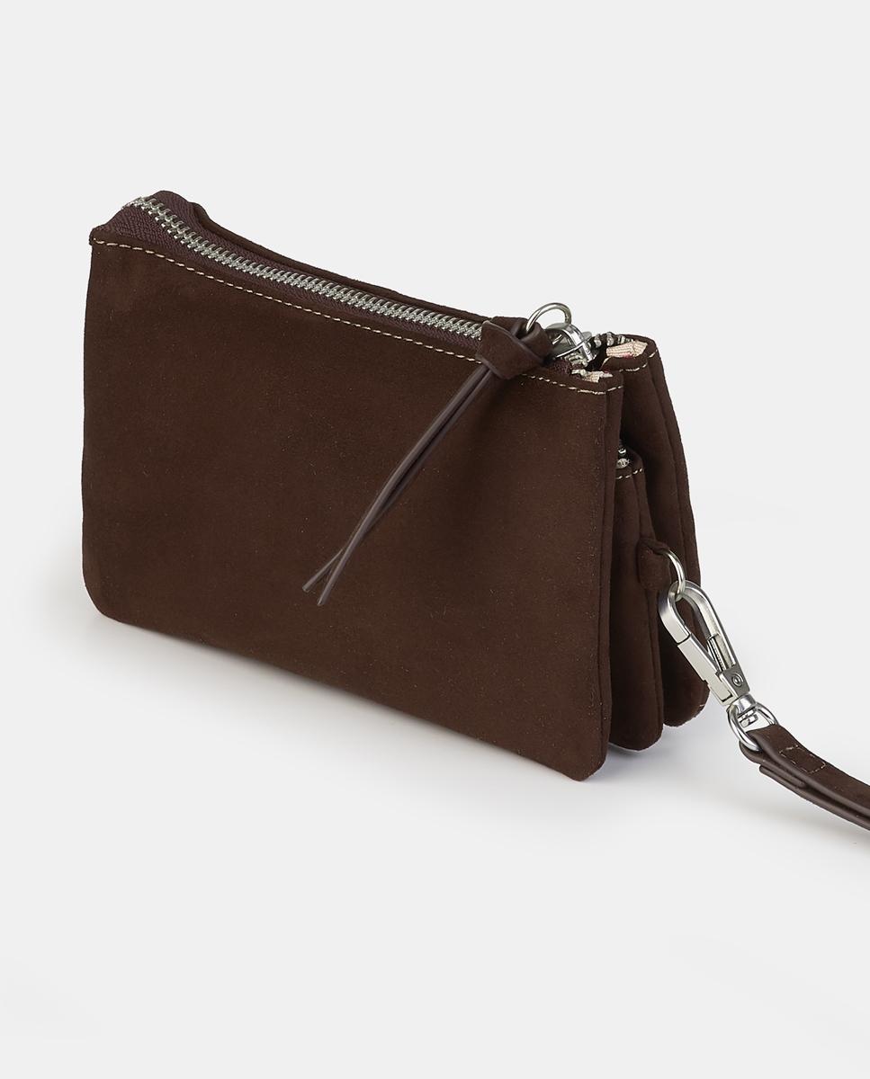 Pouch con cremallera - Caminatta - Marrón Marrón-2
