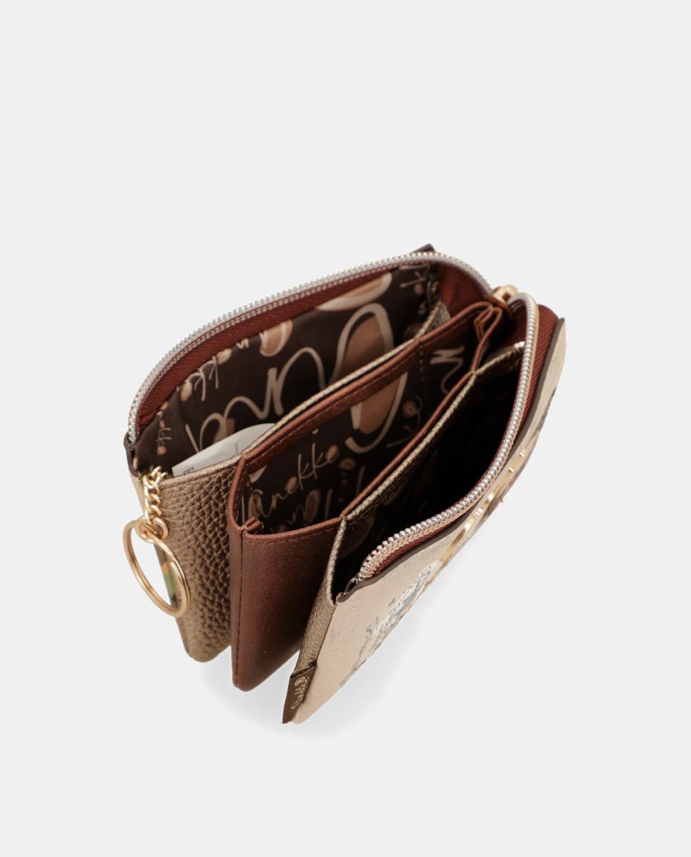 Porta-Moedas de 3 Compartimentos Tulip Multicolor-5