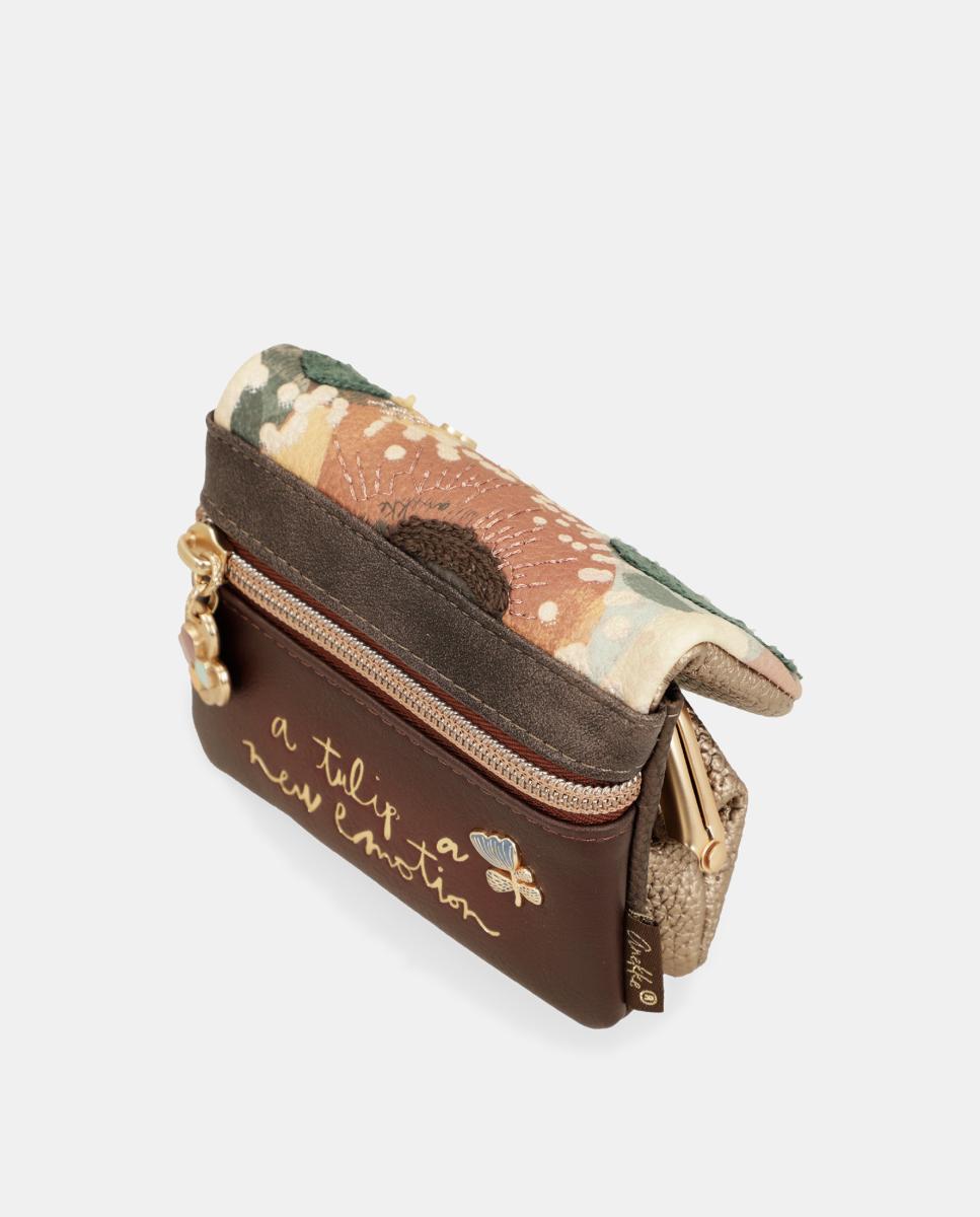 Porta-Moedas com Aba Blossom Multicolor-5