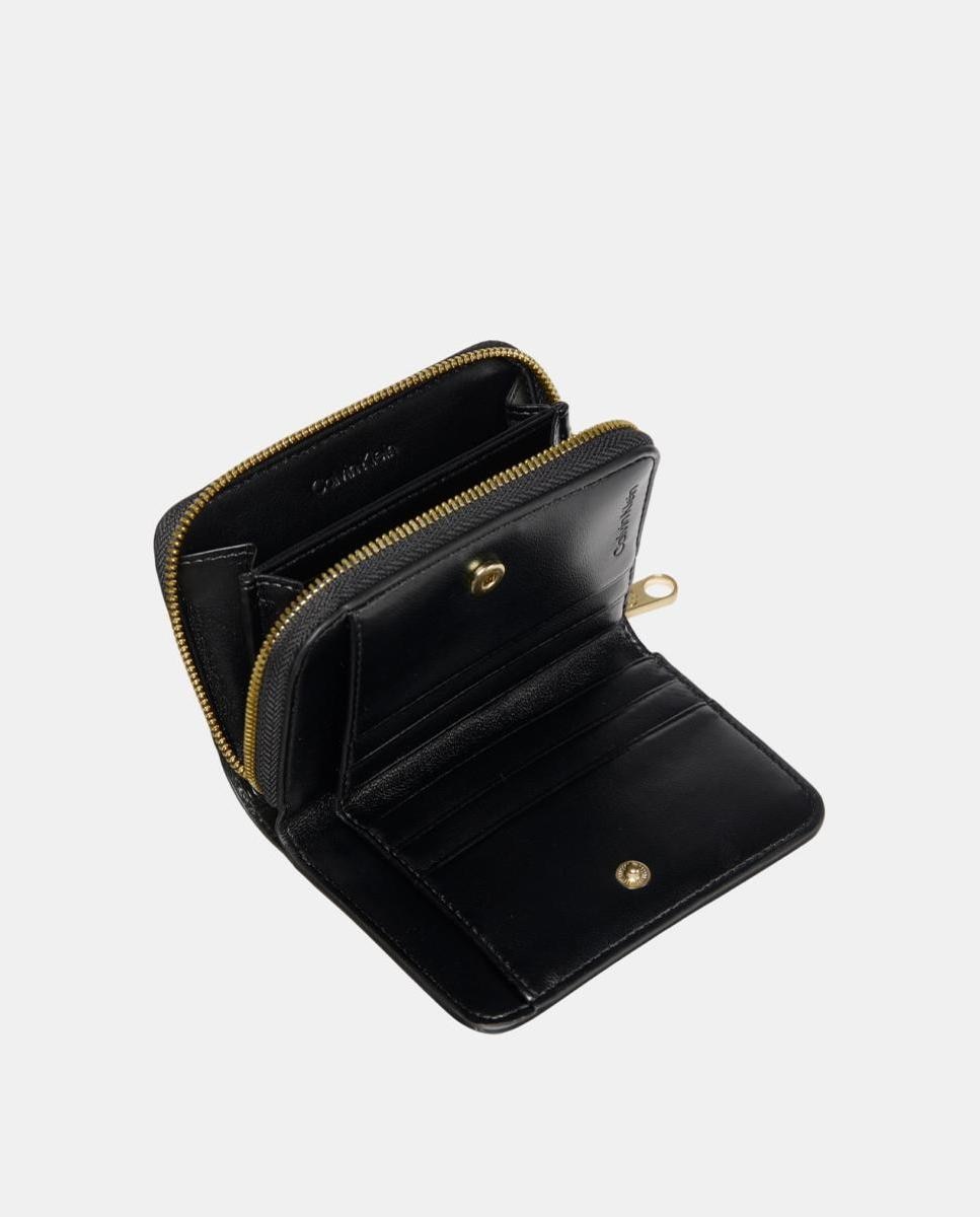 Porta-Moedas em Pele. Preto-3