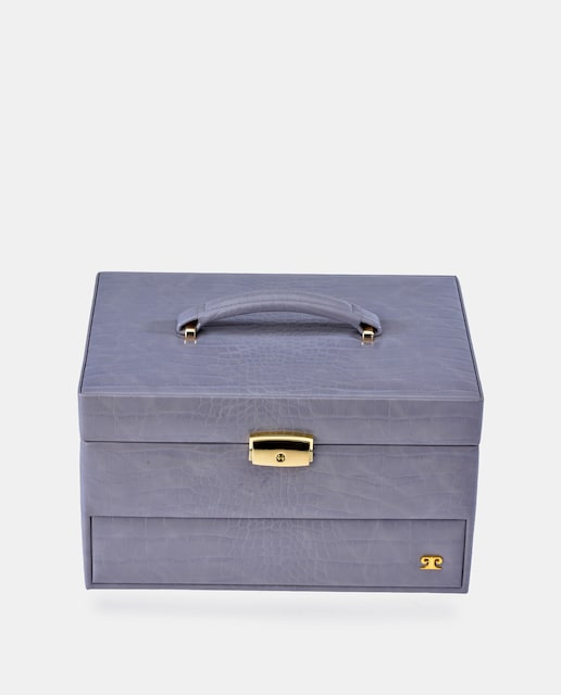 Imagem 0 de Guarda-Joias com Abertura Automática e Efeito Crocodilo