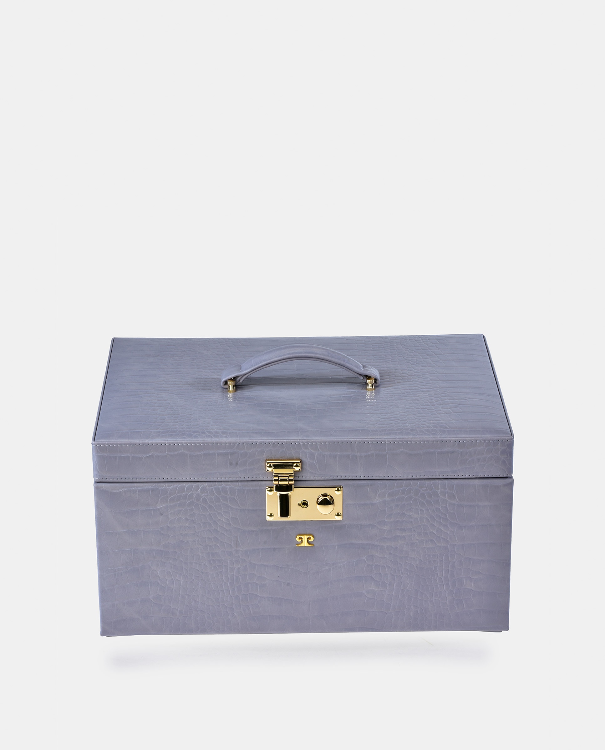 Imagem 0 de Guarda-Joias Grande com Gaveta e Efeito Crocodilo