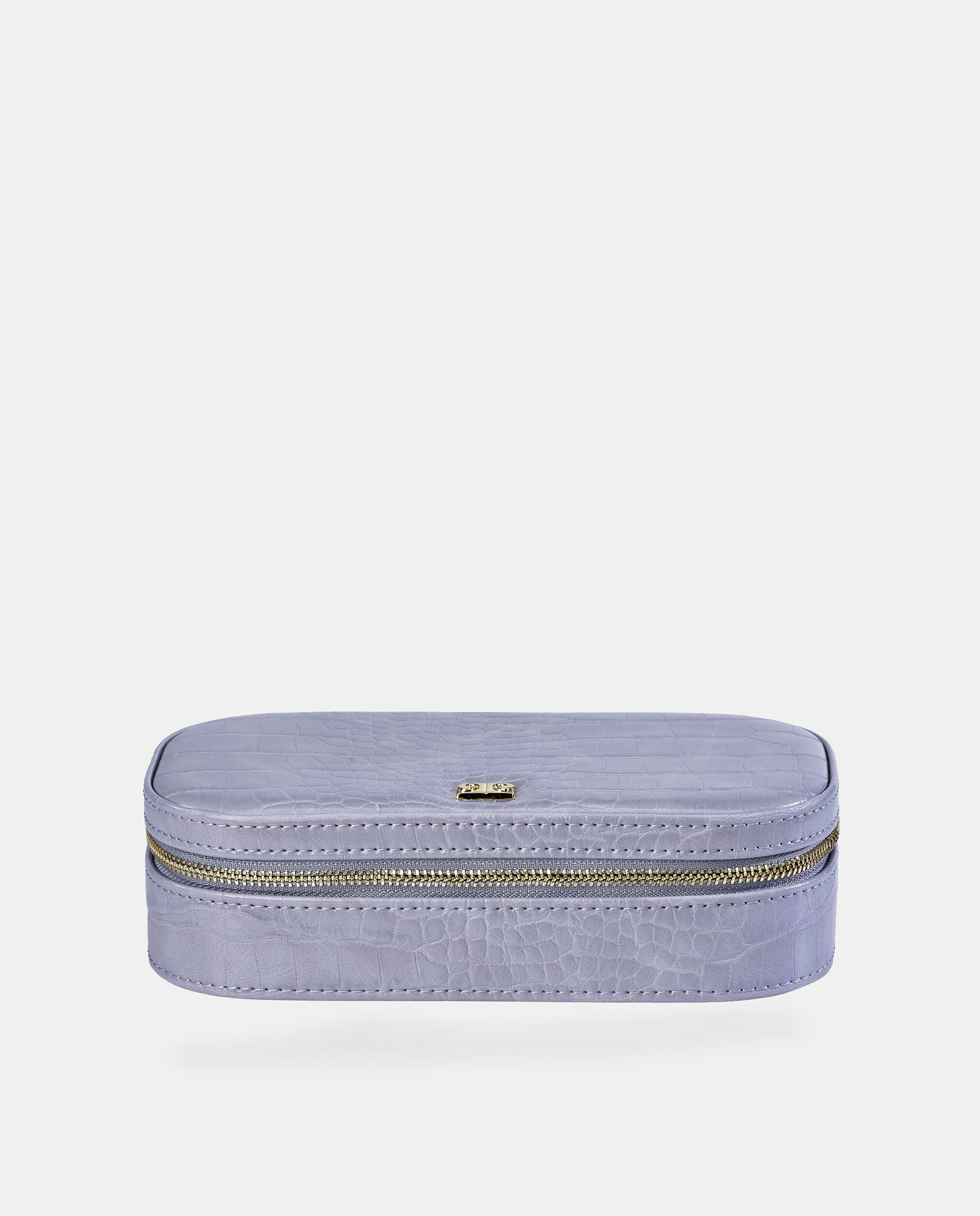 Joyero de viaje Pierre Cardin con cremallera en P.U. - Lila Lila-1