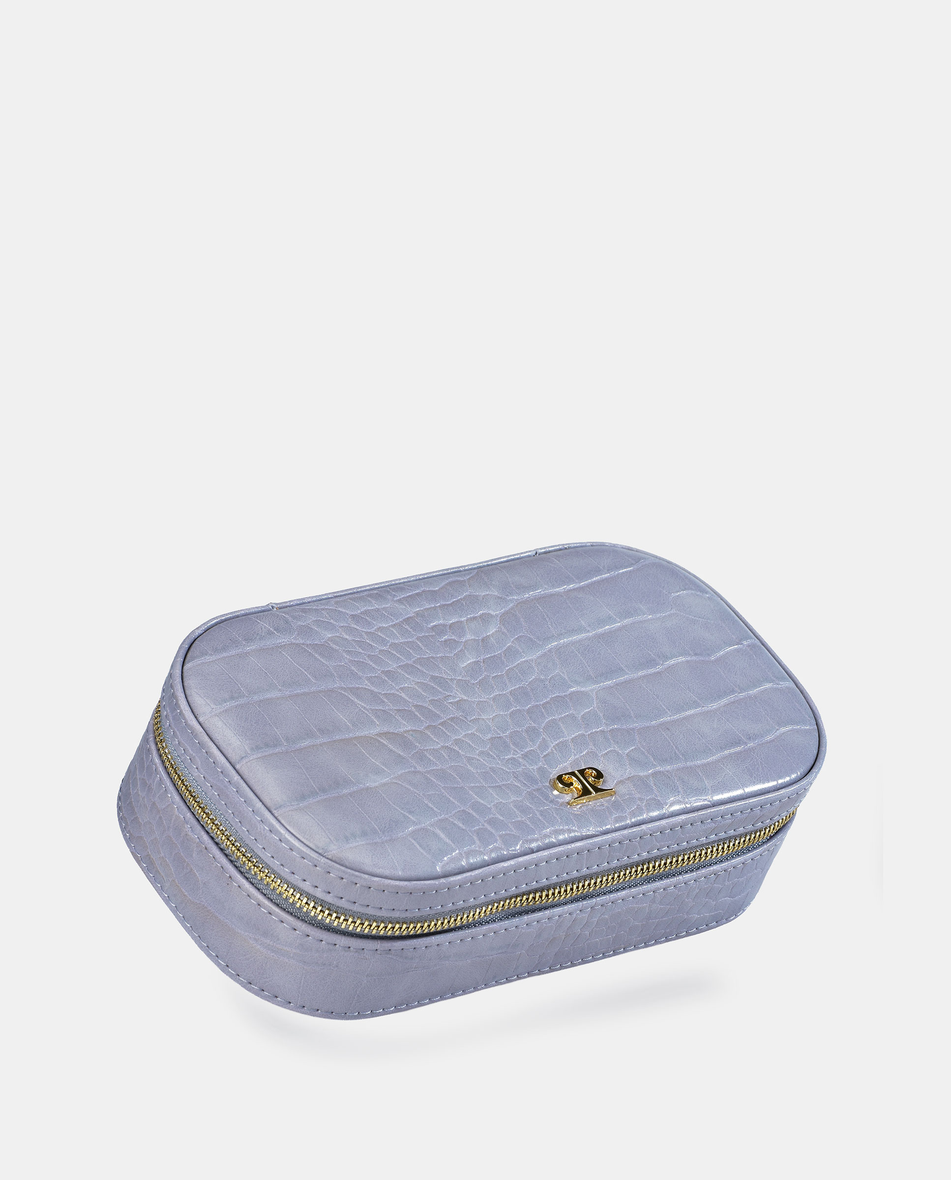 Joyero de viaje Pierre Cardin con cremallera en P.U. - Lila Lila-2