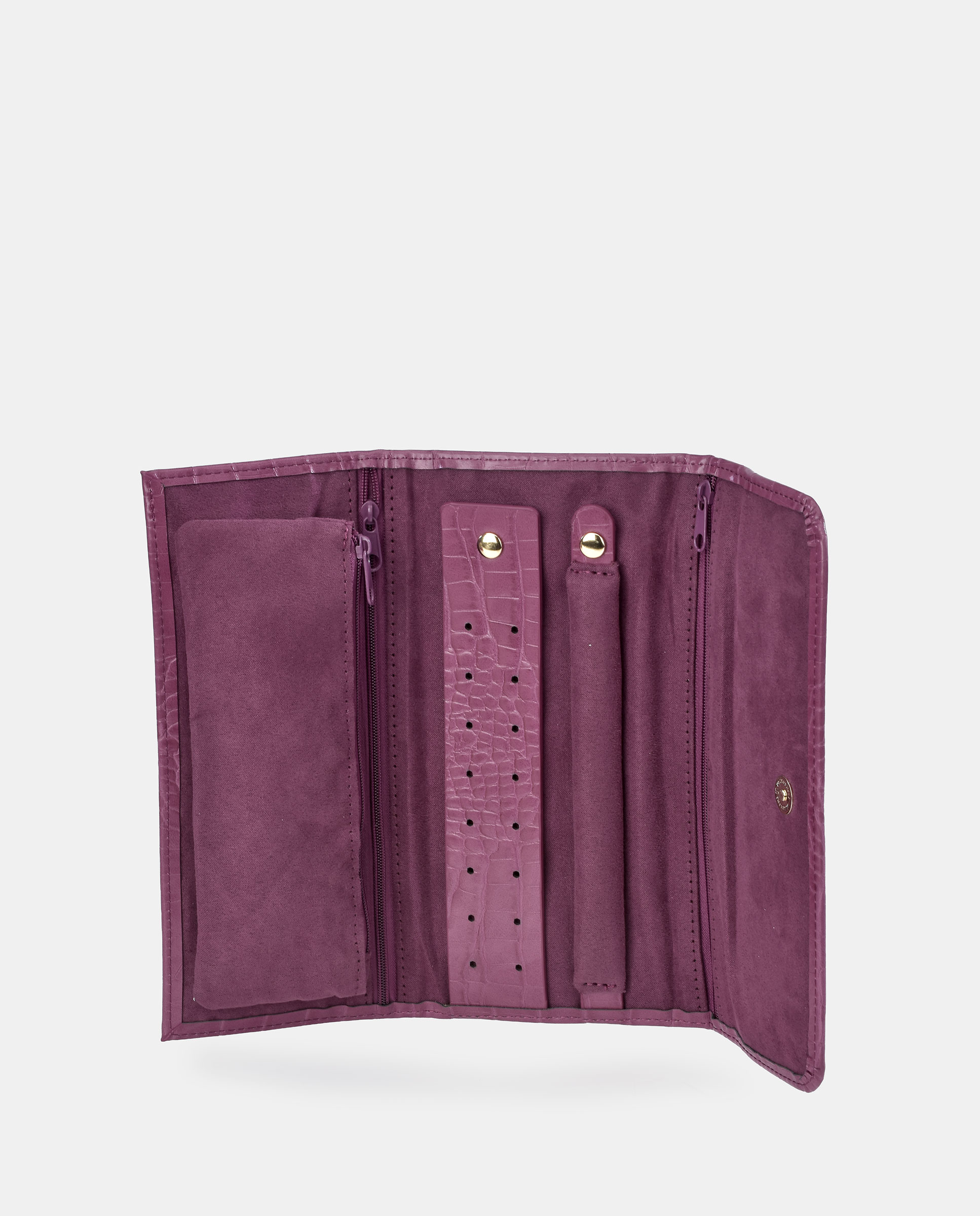 Joyero de viaje Pierre Cardin en P.U. - Berenjena Berenjena-3