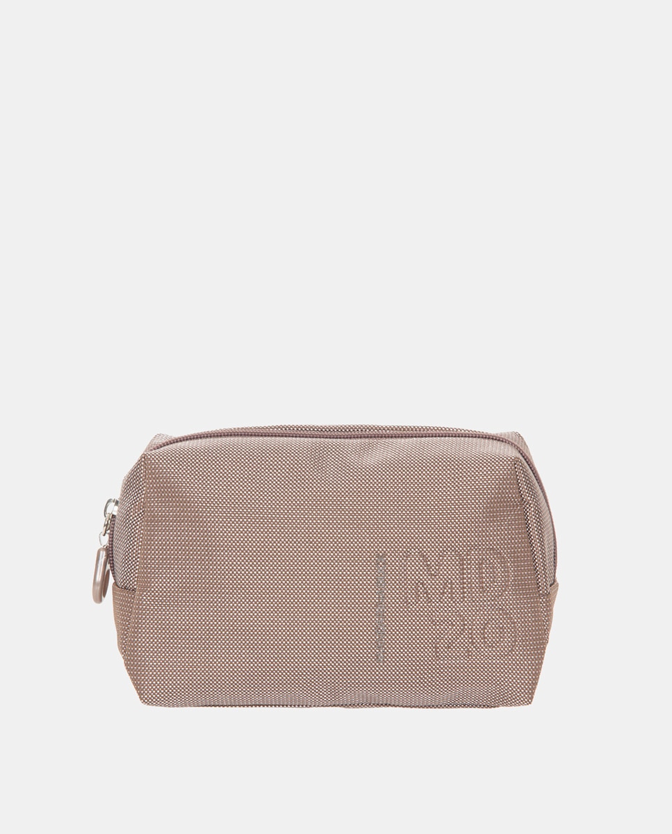Nécessaire Médio com Fecho de Correr Taupe-1