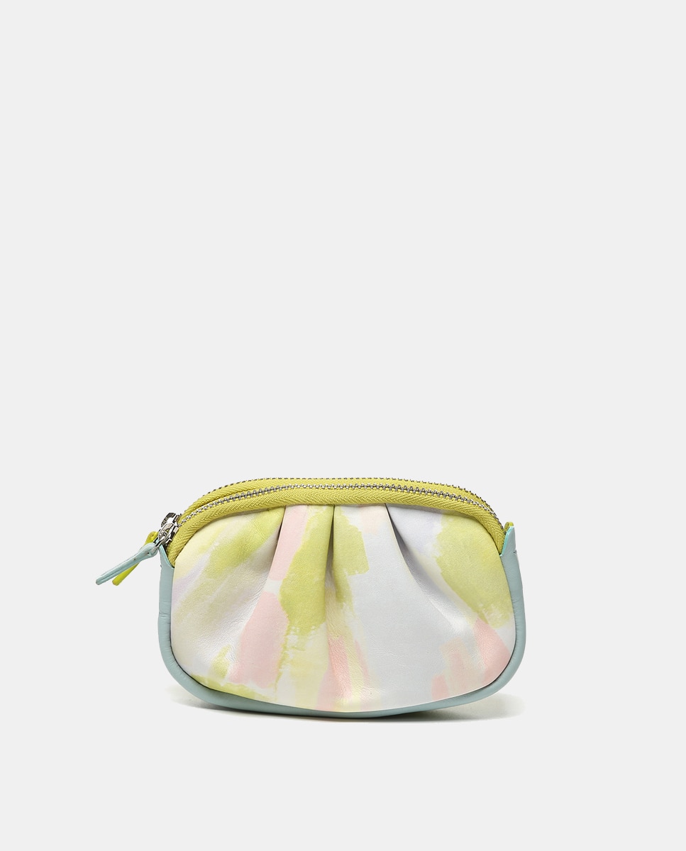 Imagem 0 de Nécessaire Oceans Diary em Pele com Estampado - Verde