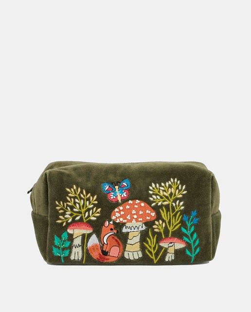 Imagen 0 de Neceser de terciopelo con bordado