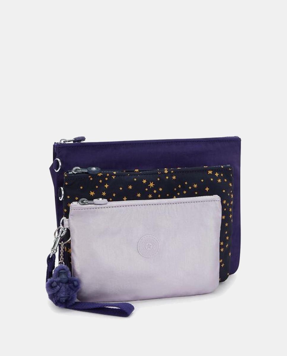 Conjunto de 3 Nécessaires (com Alça Amovível) Azul-4