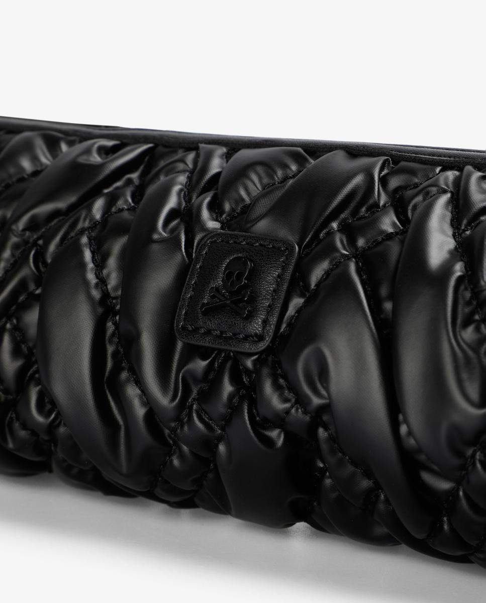 Nécessaire de Nylon Acolchoado Preto-5