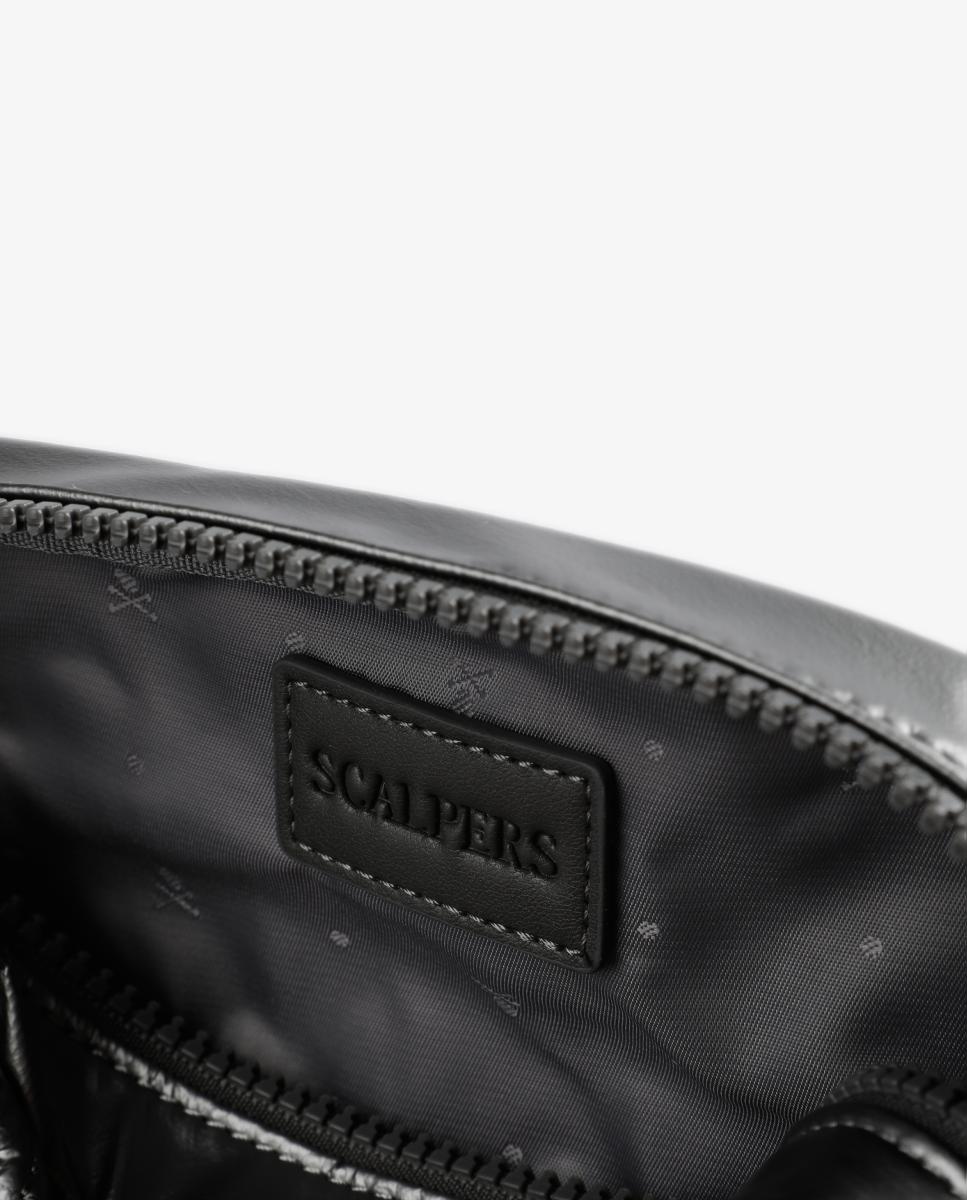 Nécessaire de Nylon Acolchoado Prata-7