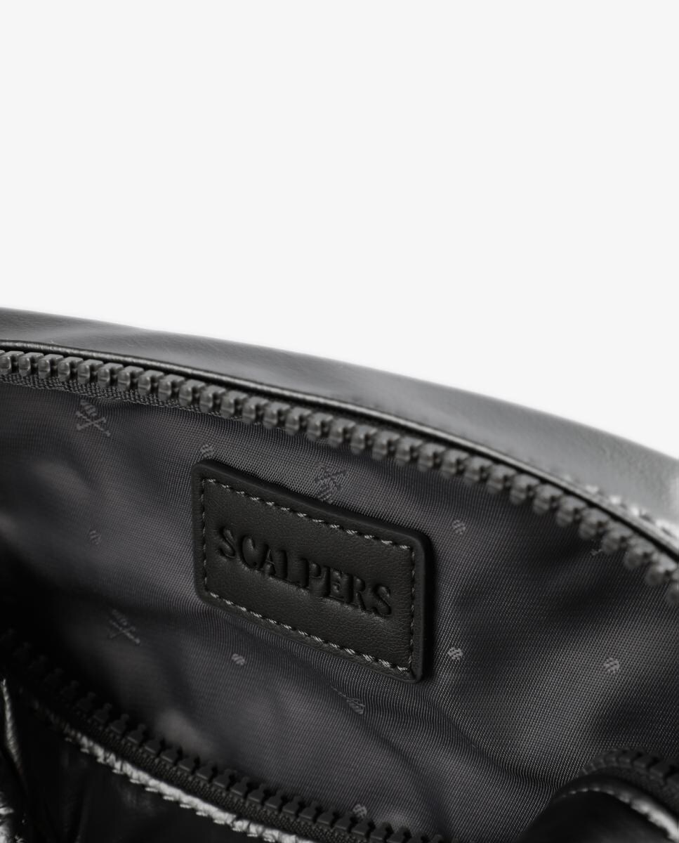 Nécessaire de Nylon Acolchoado Prata-7