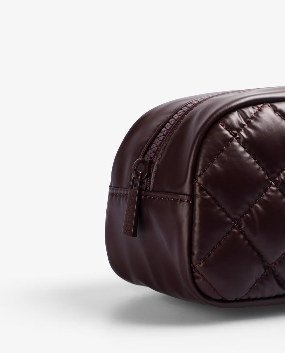 Nécessaire de Nylon Acolchoado Bordeaux-5