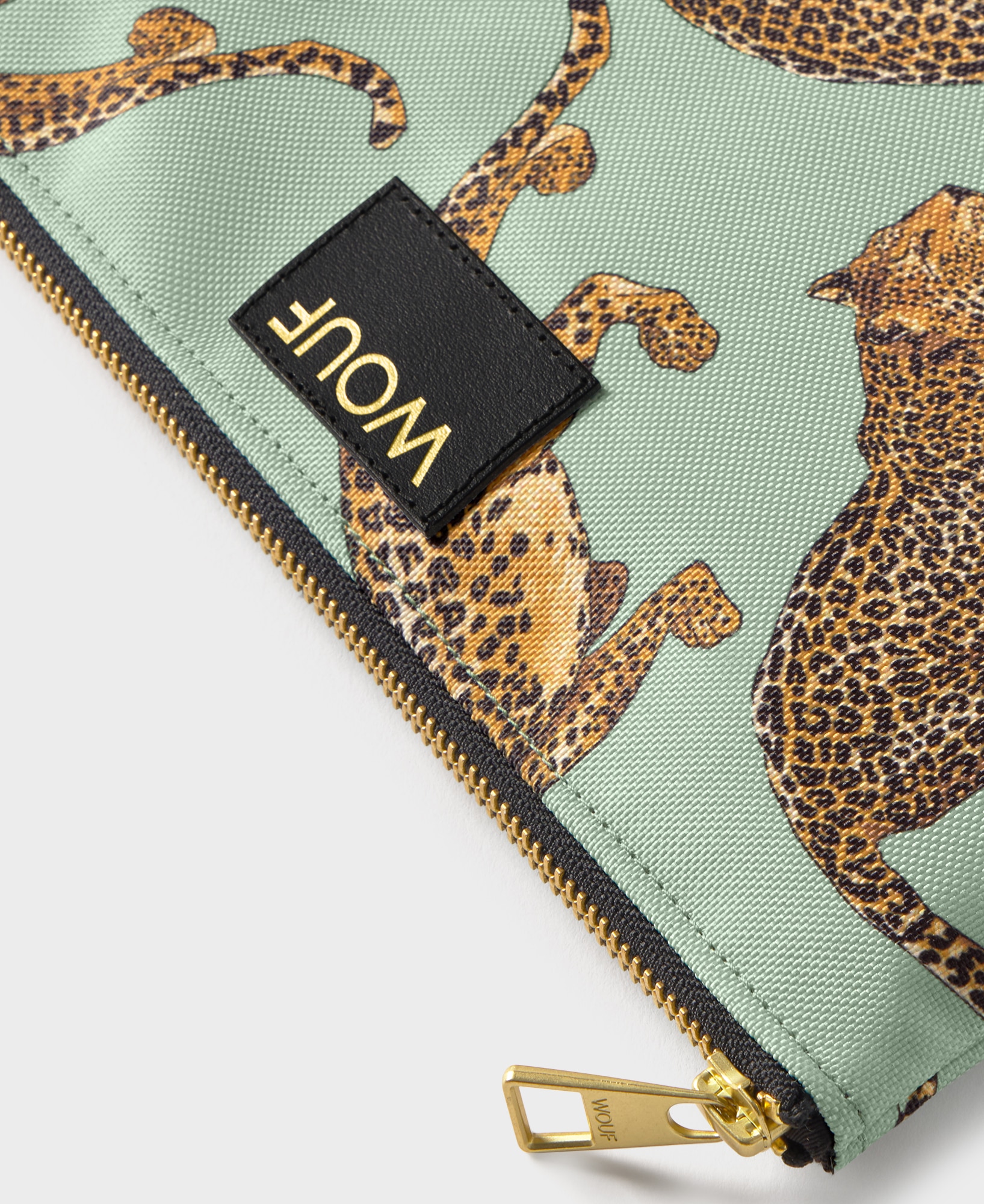 Mala Pouch XL Emerald Leopard Verde-2
