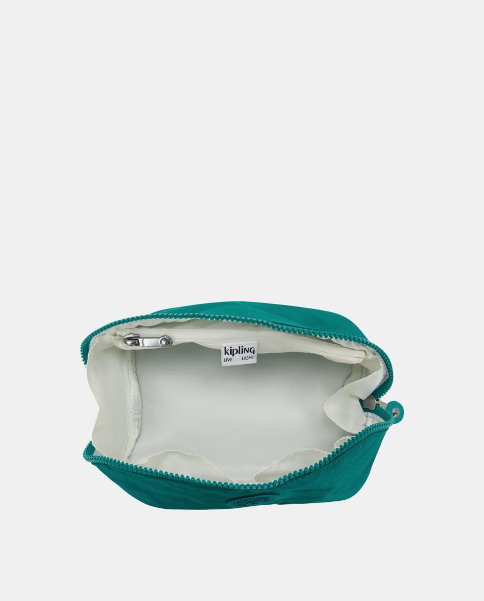 Nécessaire Pequeno com Bolsos Laterais, Modelo Mirko S Verde-3