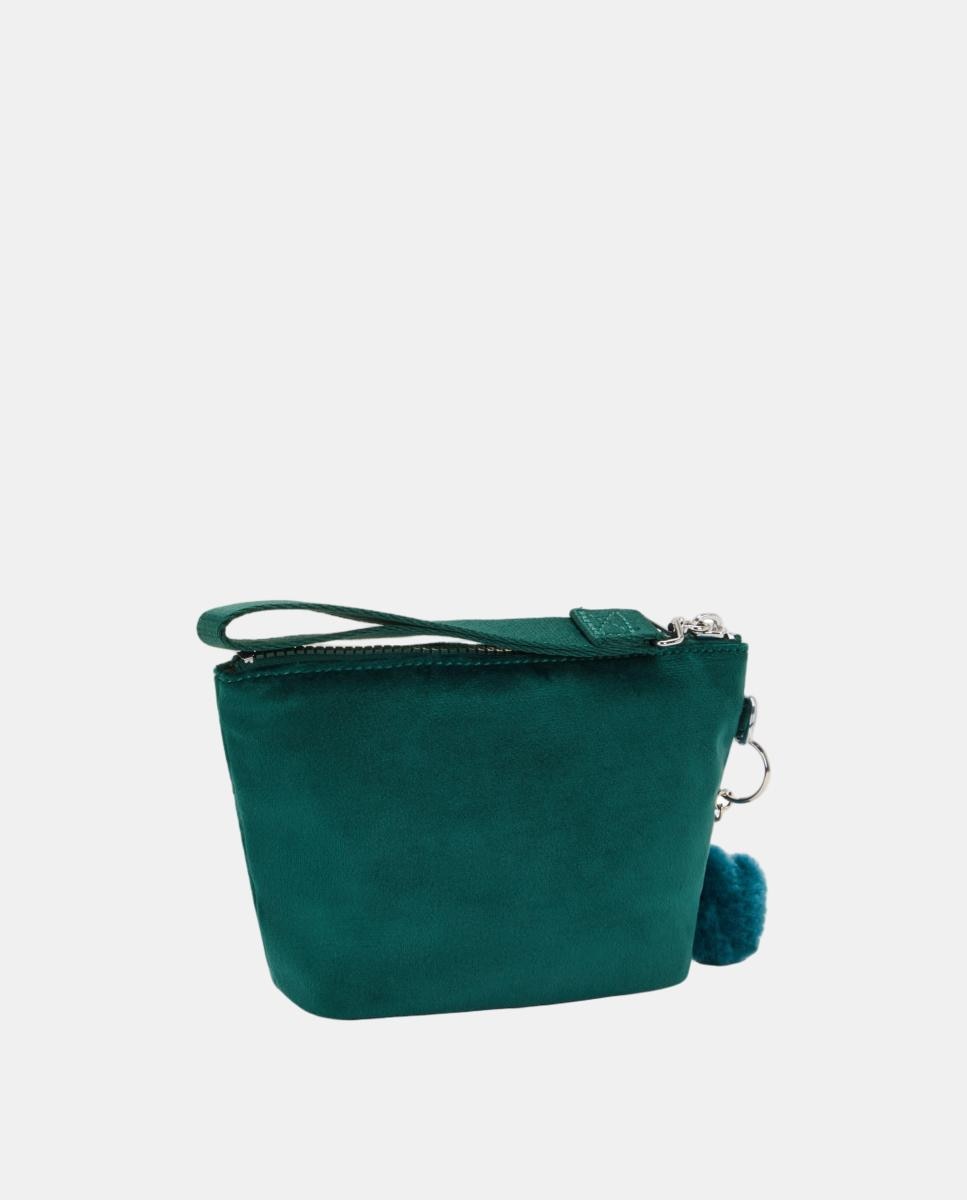 Imagen 2 de Neceser pequeño con asa de muñeca - Kipling - Verde oscuro Verde oscuro