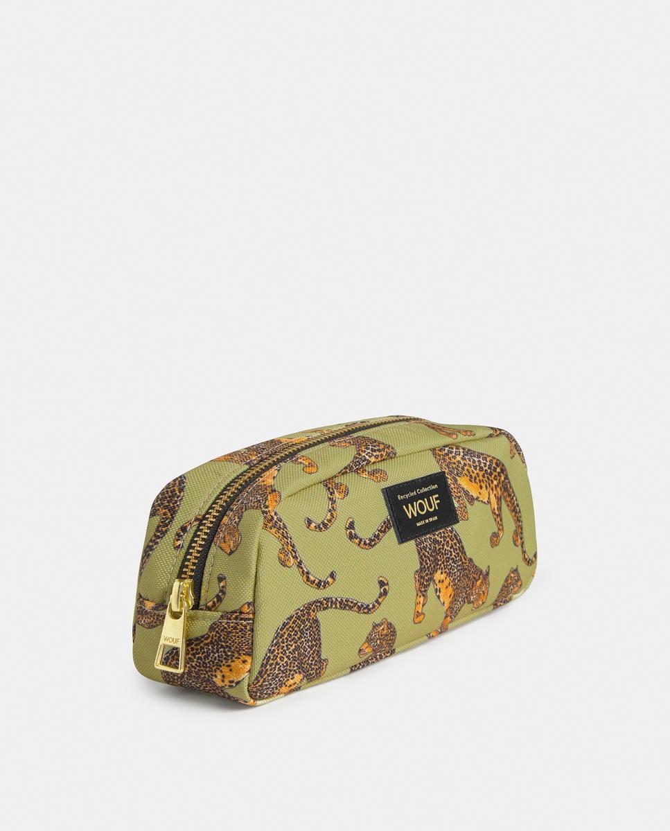 Avo Leopard Pencil Case Verde-militar-2