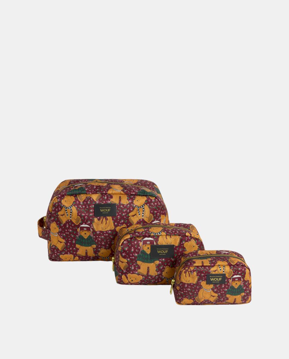 Cozy Toiletry Bag Vermelho/Grená-3