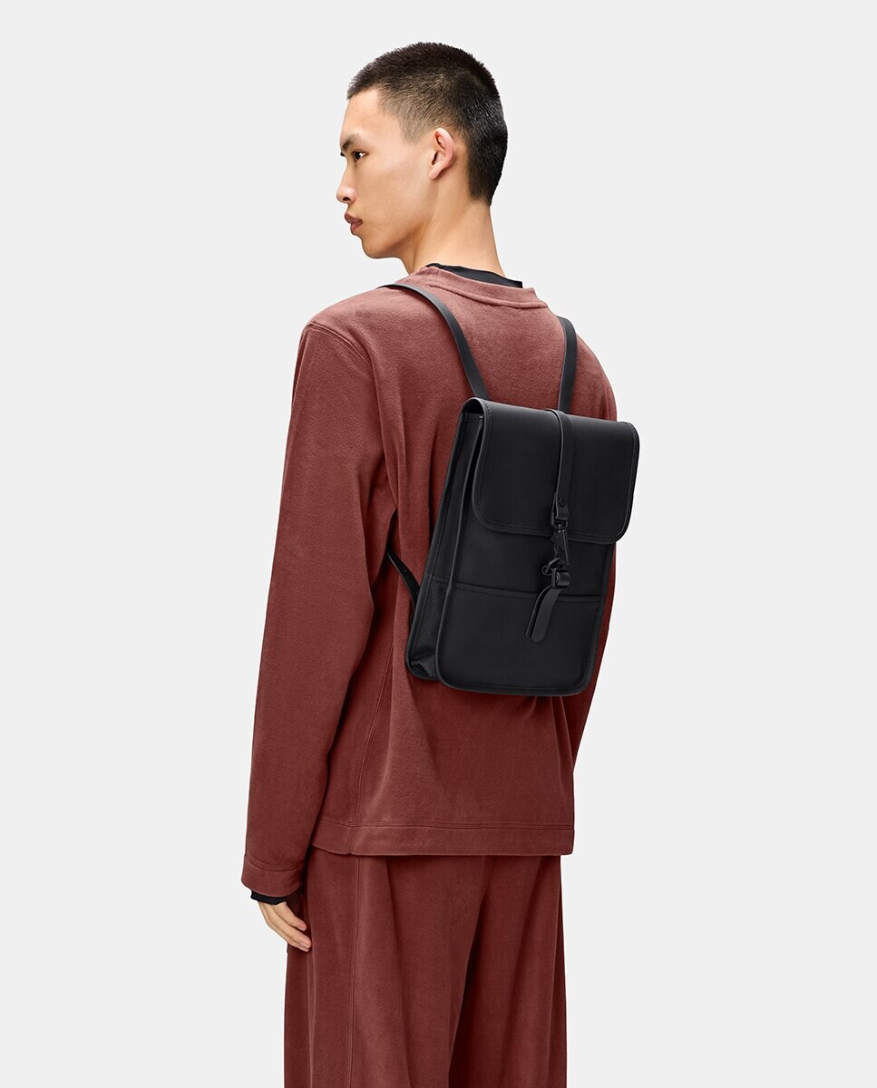 Mochila Pequena Micro Resistente à Água - Preto Preto-7