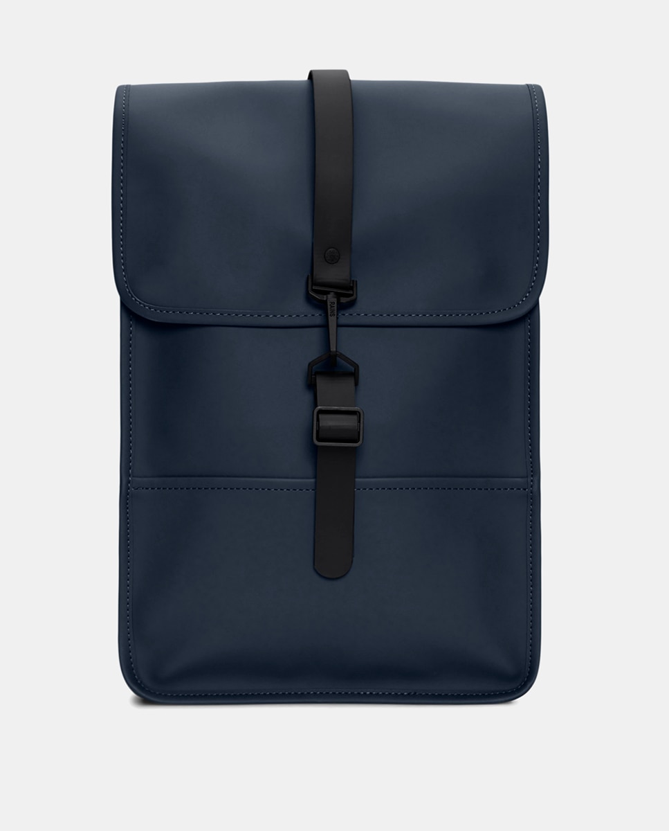 Mochila Média Mini Resistente à Água - Rosa Mate Azul-marinho-5