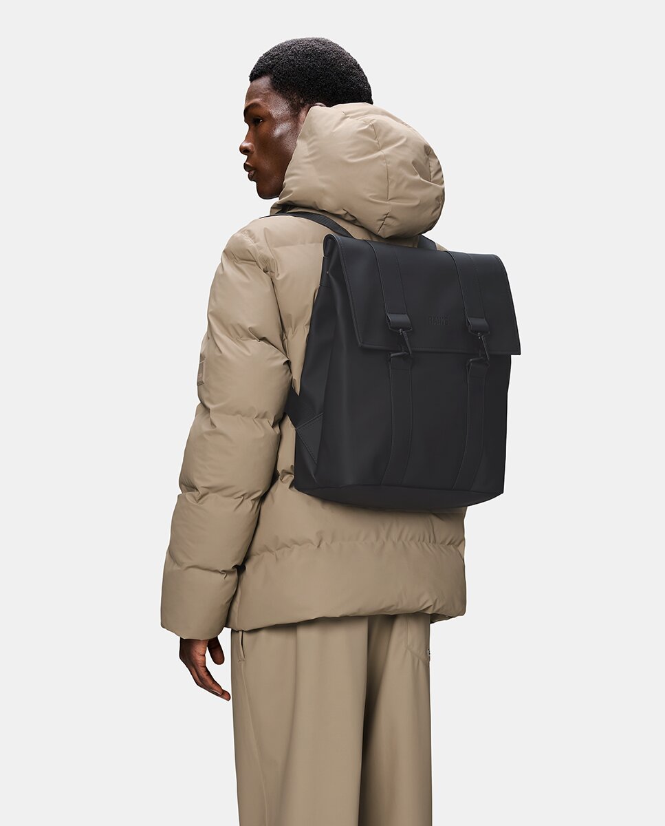 Mochila Grande MSN com Compartimento para Portátil - Preto Preto-3