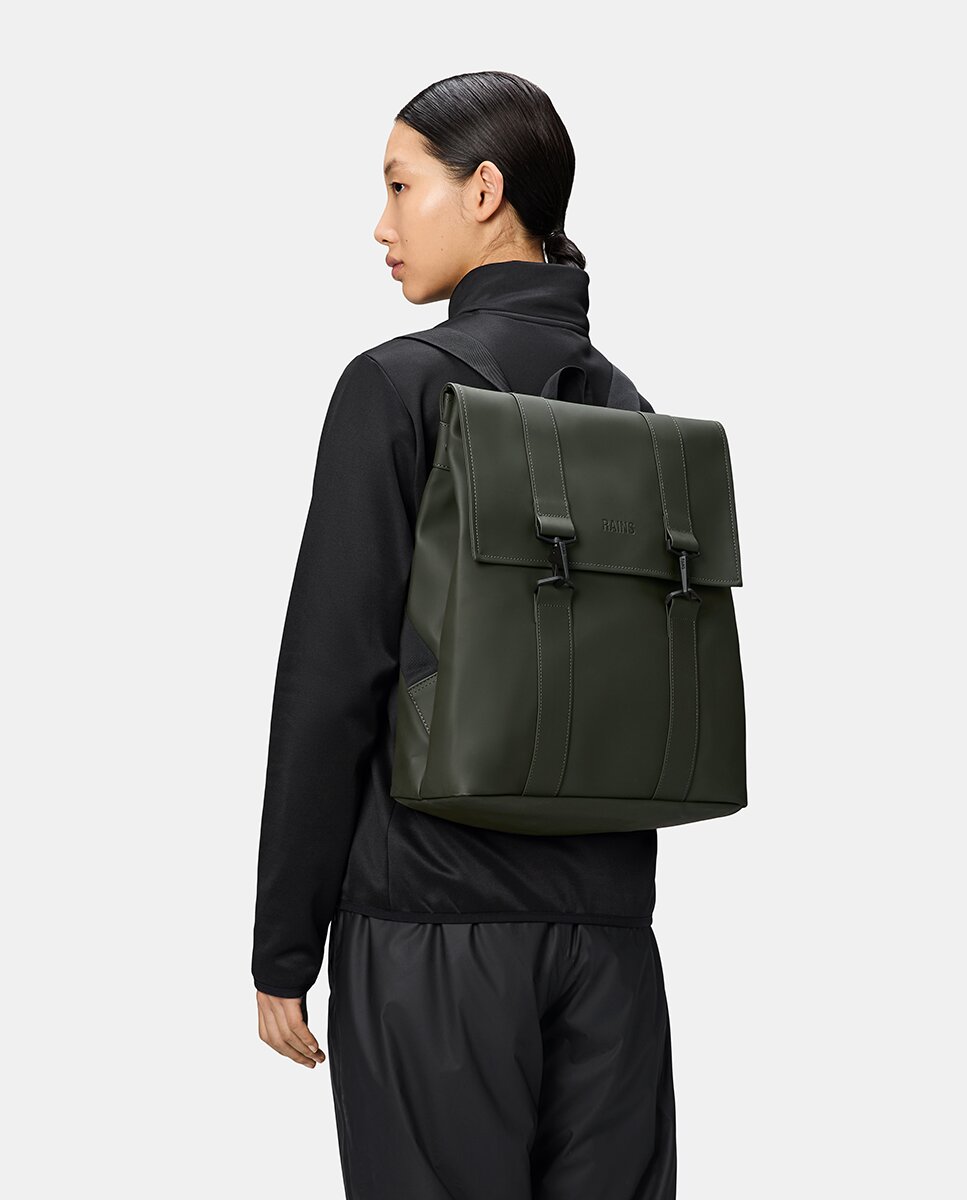 Mochila Grande MSN com Compartimento para Portátil - Verde Militar Verde-militar-3