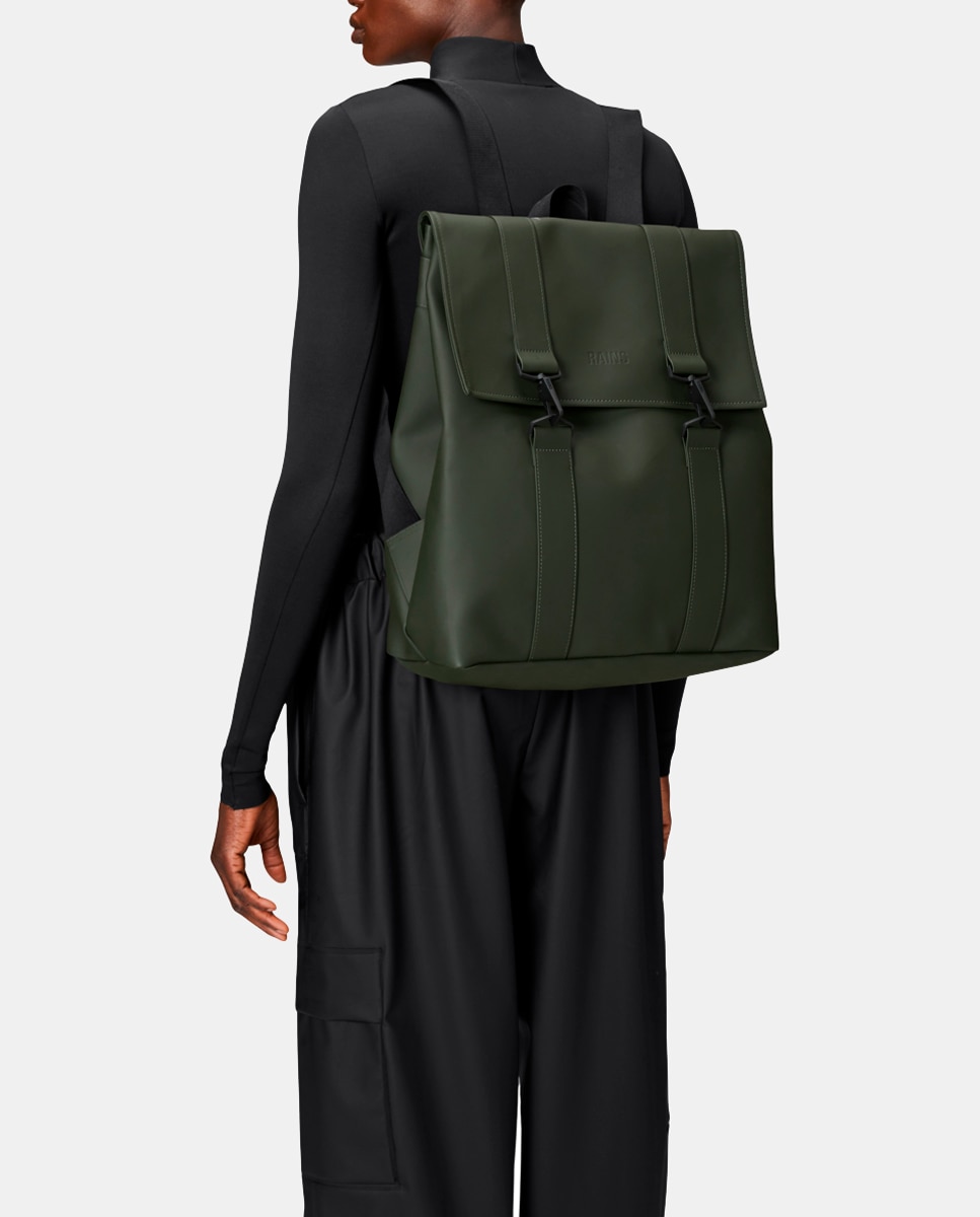 Mochila Grande MSN com Compartimento para Portátil - Verde Militar Verde-militar-6