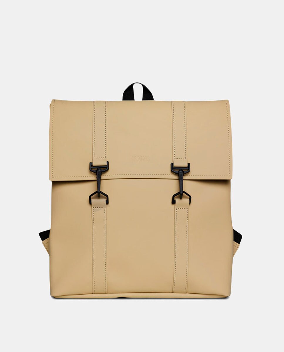 Mochila Média MSN com Compartimento para Portátil - Bege Bege-1