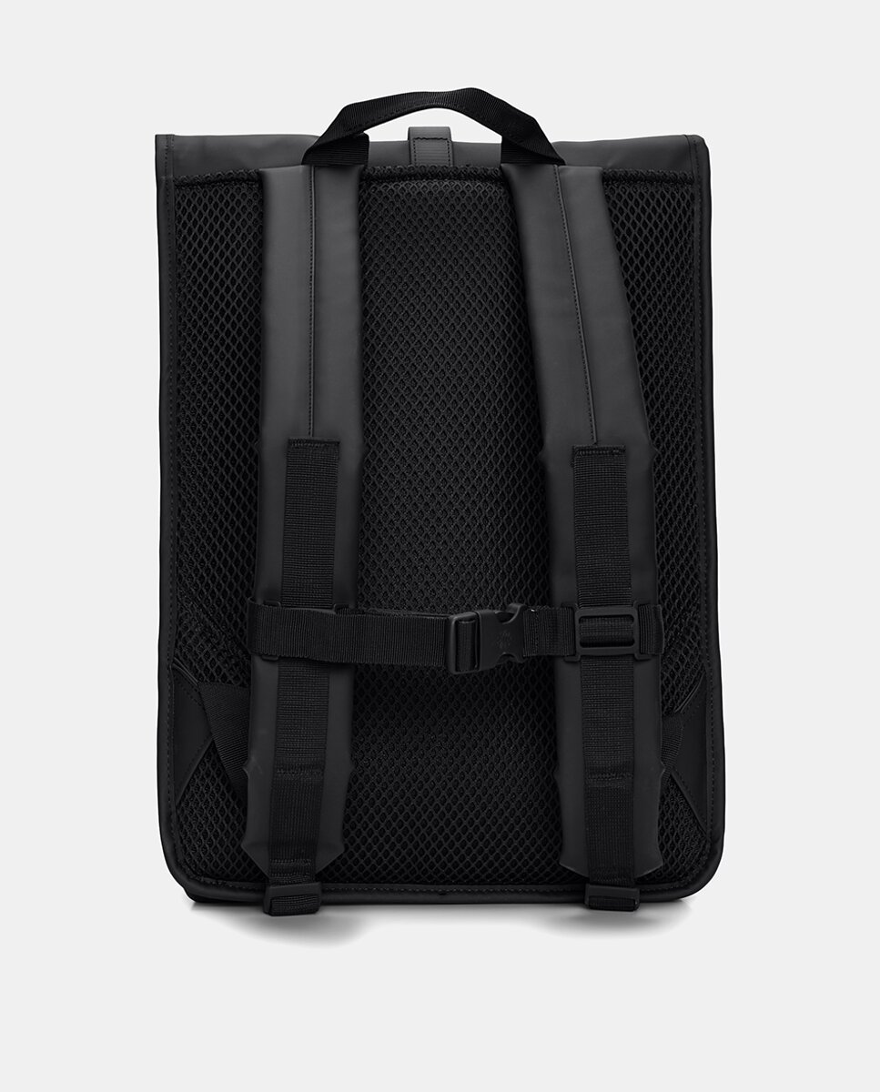 Mochila Grande Rolltop Rucksack Resistente à Água - Preto Preto-3