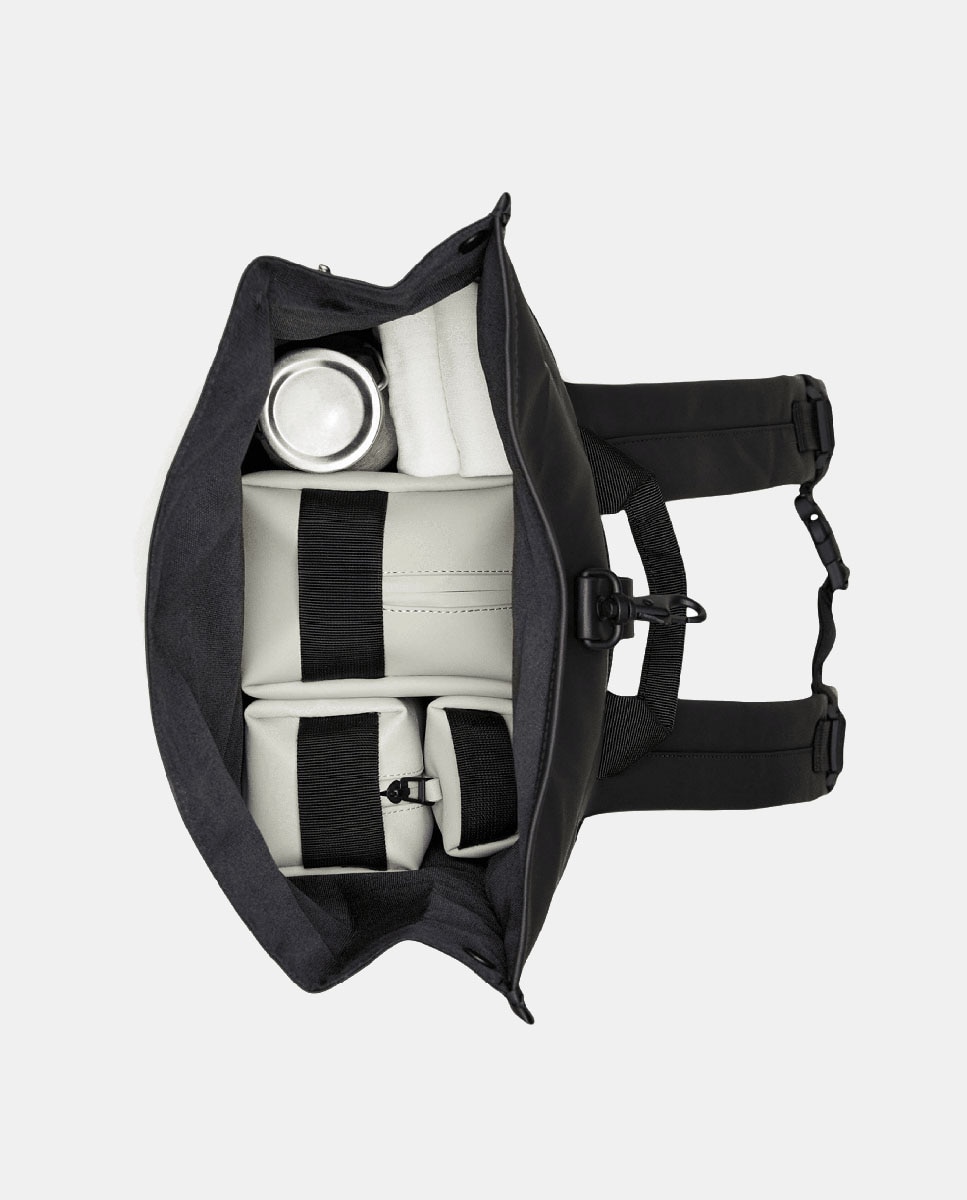 Mochila Grande Rolltop Rucksack Resistente à Água - Preto Preto-5