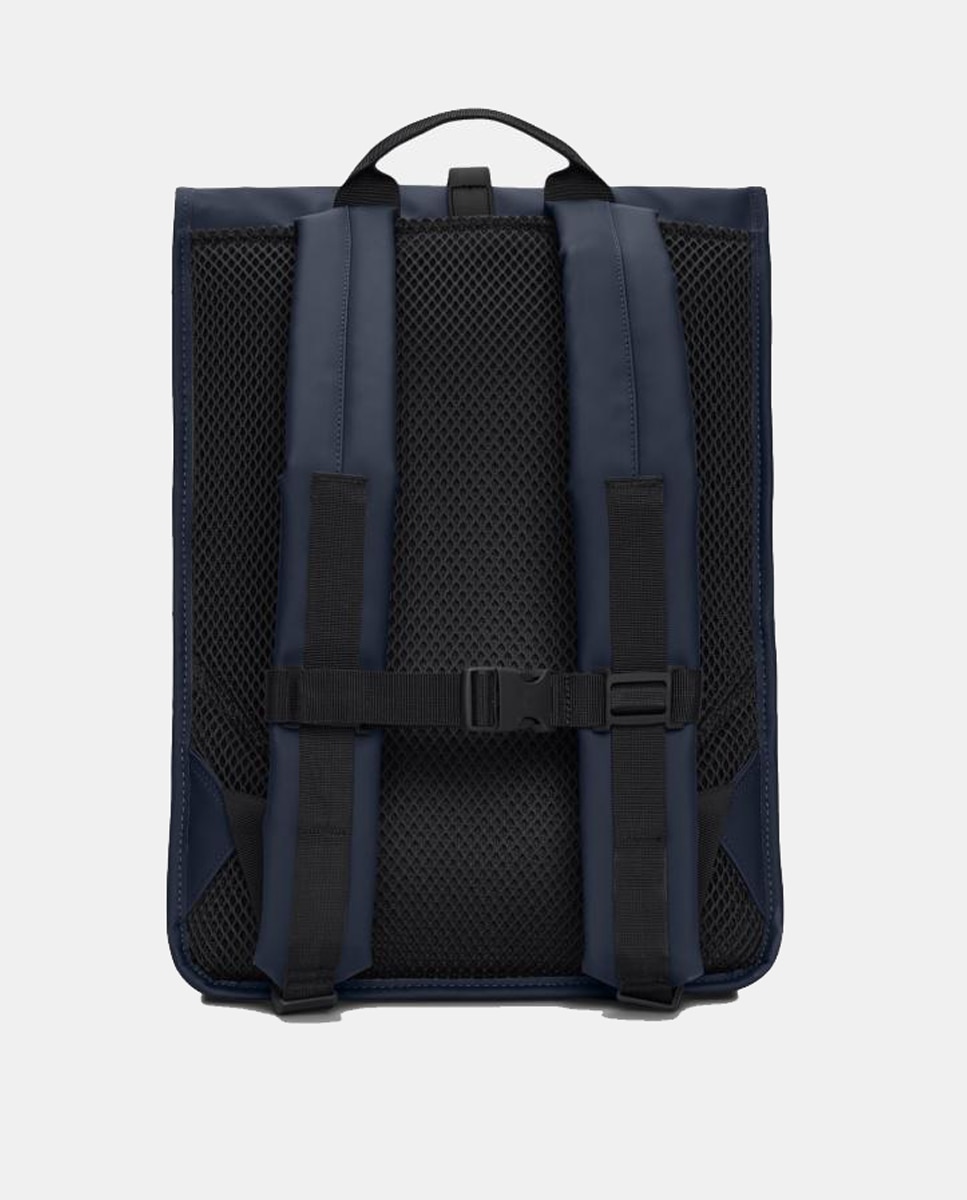 Mochila Grande Rolltop Rucksack Resistente à Água - Verde Militar Azul-marinho-2