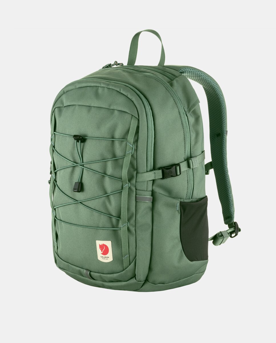 Mochila Skule com Fecho de Correr e em Nylon Reciclado - Verde Água Verde Água-2