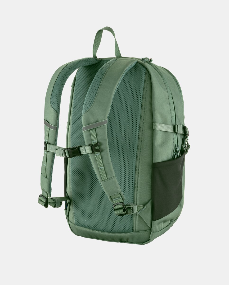 Mochila Skule com Fecho de Correr e em Nylon Reciclado - Verde Água Verde Água-3