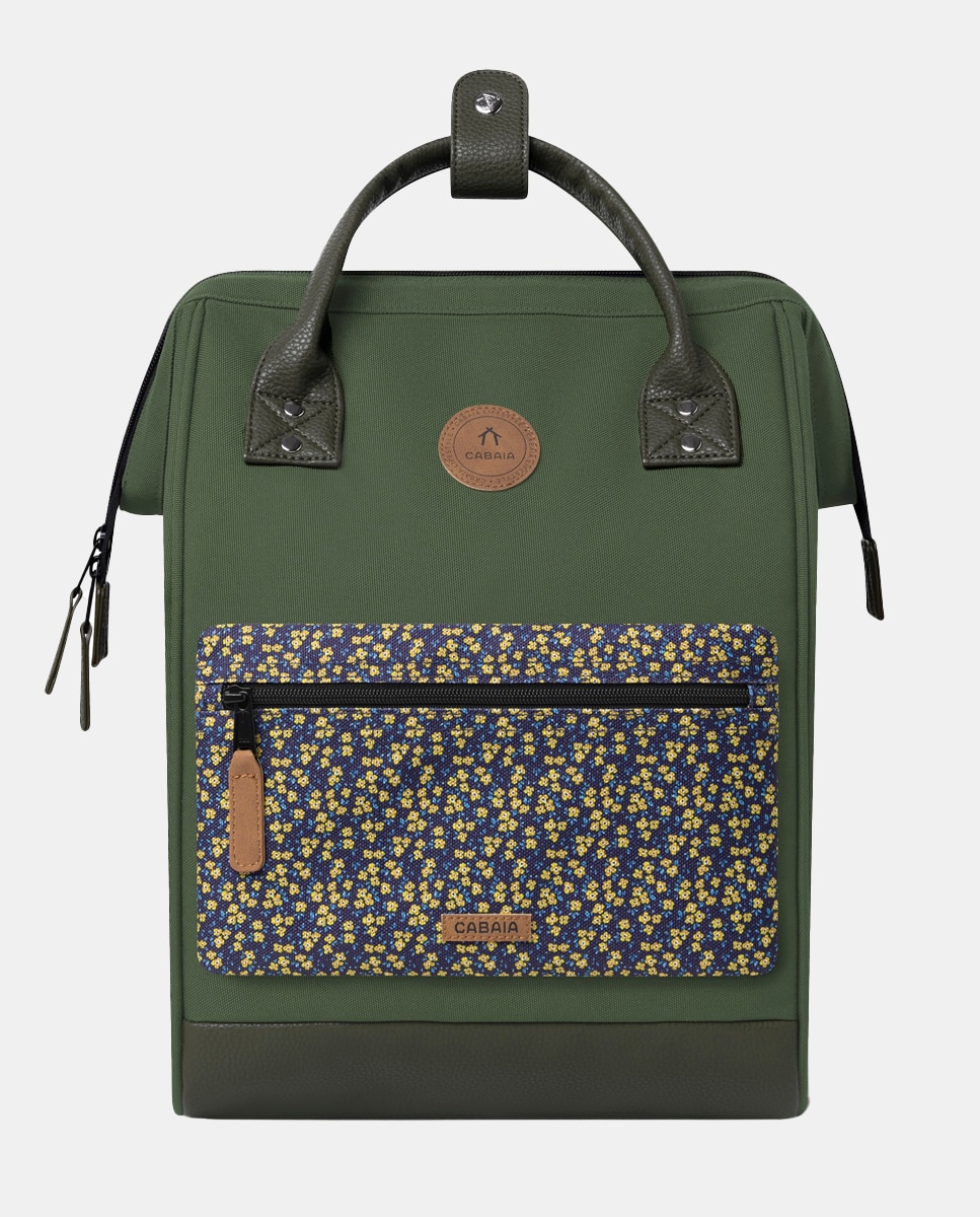 Mochila Adventurer Seoul Medium em Poliéster Reciclado Repelente à Água - Verde Militar Verde-militar-3