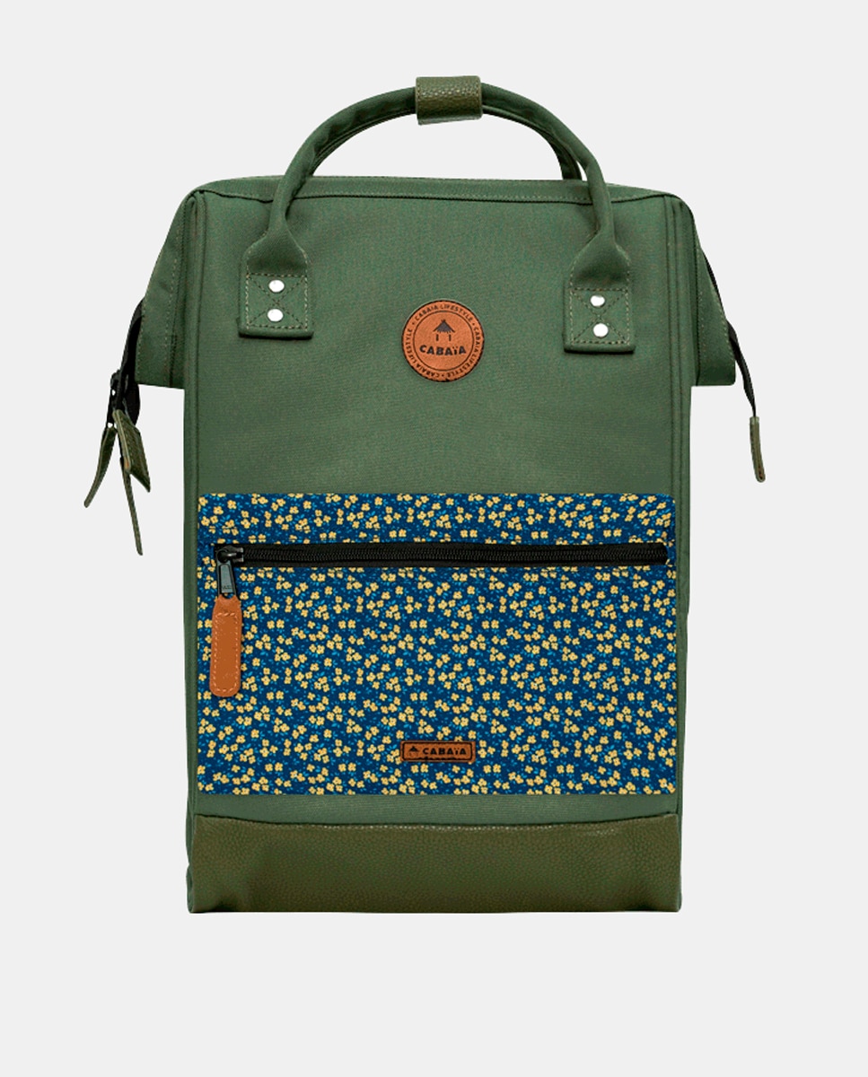 Mochila Adventurer Seoul Medium em Poliéster Reciclado Repelente à Água - Verde Militar Verde-militar-13