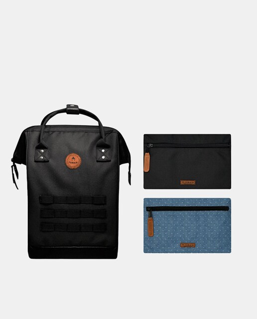 Imagem 0 de Mochila Unissexo Adventurer Berlin Medium Repelente à Água - Preto