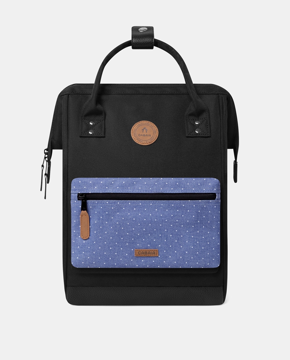 Mochila Unissexo Adventurer Berlin Medium Repelente à Água - Preto Preto-12