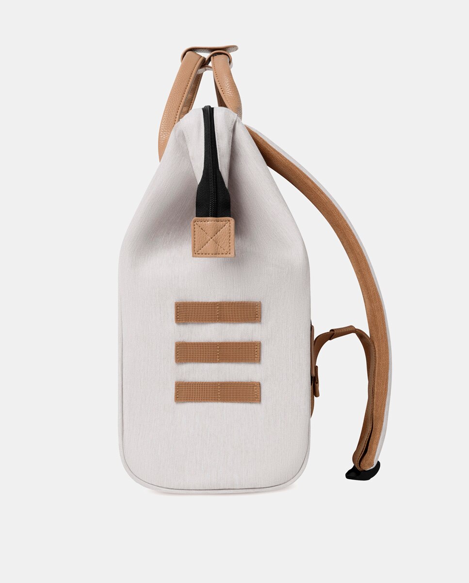 Mochila Unissexo Adventurer Melanged Arequipa Medium em Material Reciclado e Repelente à Água - Creme Creme-5