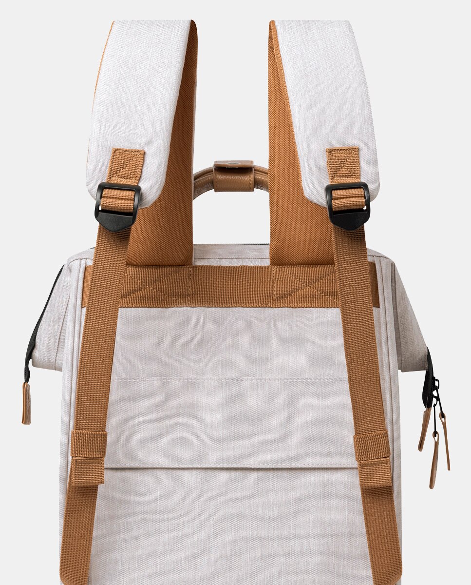 Mochila Unissexo Adventurer Melanged Arequipa Medium em Material Reciclado e Repelente à Água - Creme Creme-8