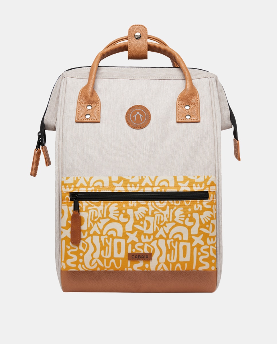 Mochila Unissexo Adventurer Melanged Arequipa Medium em Material Reciclado e Repelente à Água - Creme Creme-9