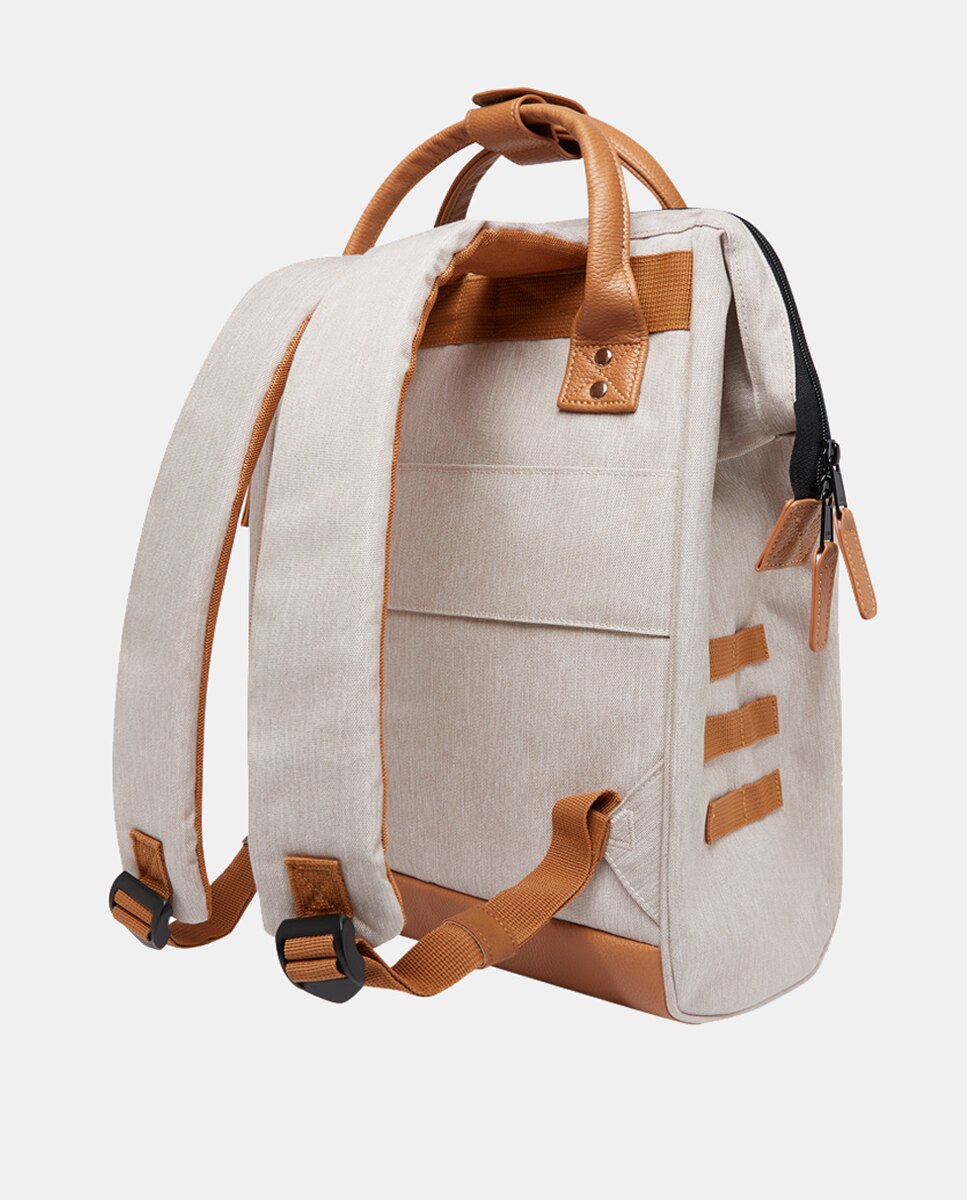 Mochila Unissexo Adventurer Melanged Arequipa Medium em Material Reciclado e Repelente à Água - Creme Creme-10