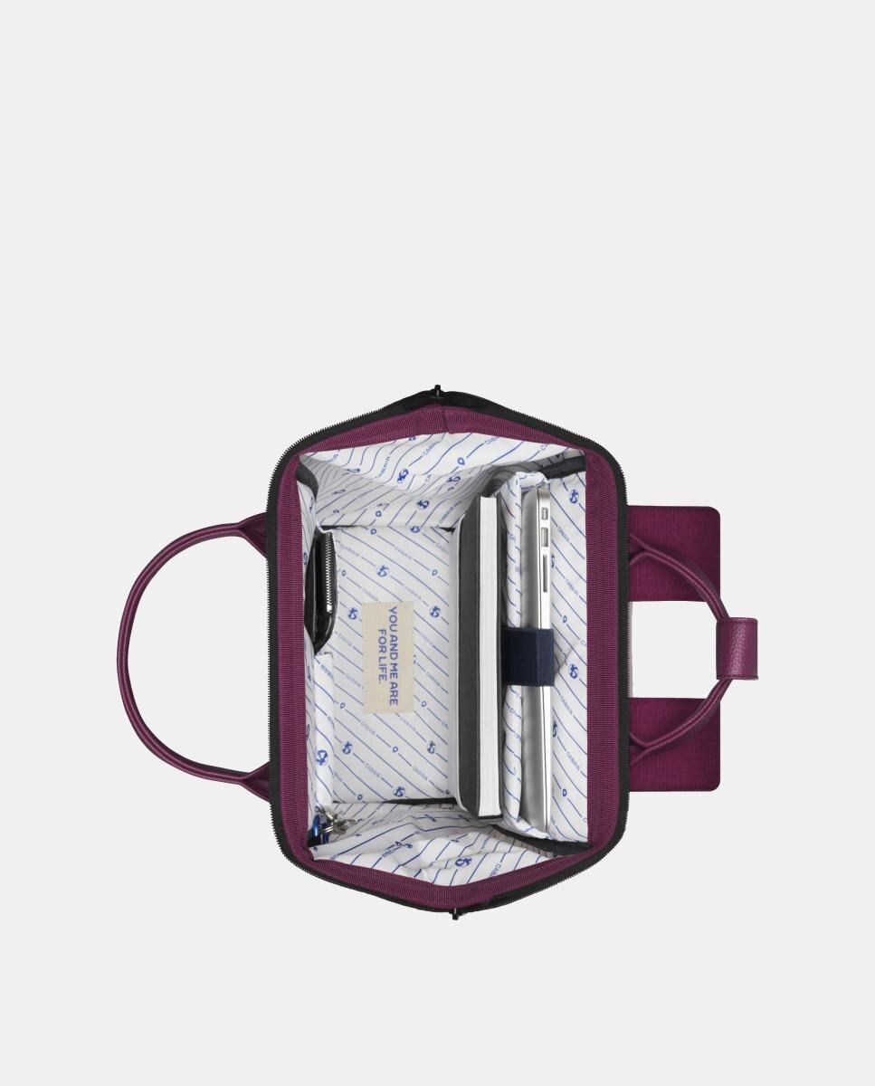 Mochila Unissexo Adventurer Santiago de Cuba Medium em Material Reciclado e Repelente à Água Grená-3