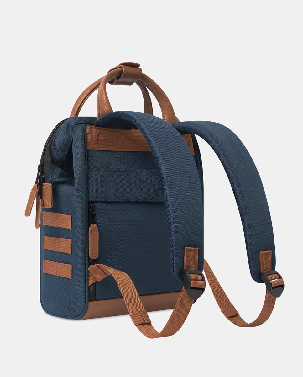 Mochila Unissexo Adventurer Chicago Small em Material Reciclado e Repelente à Água Azul-marinho-6