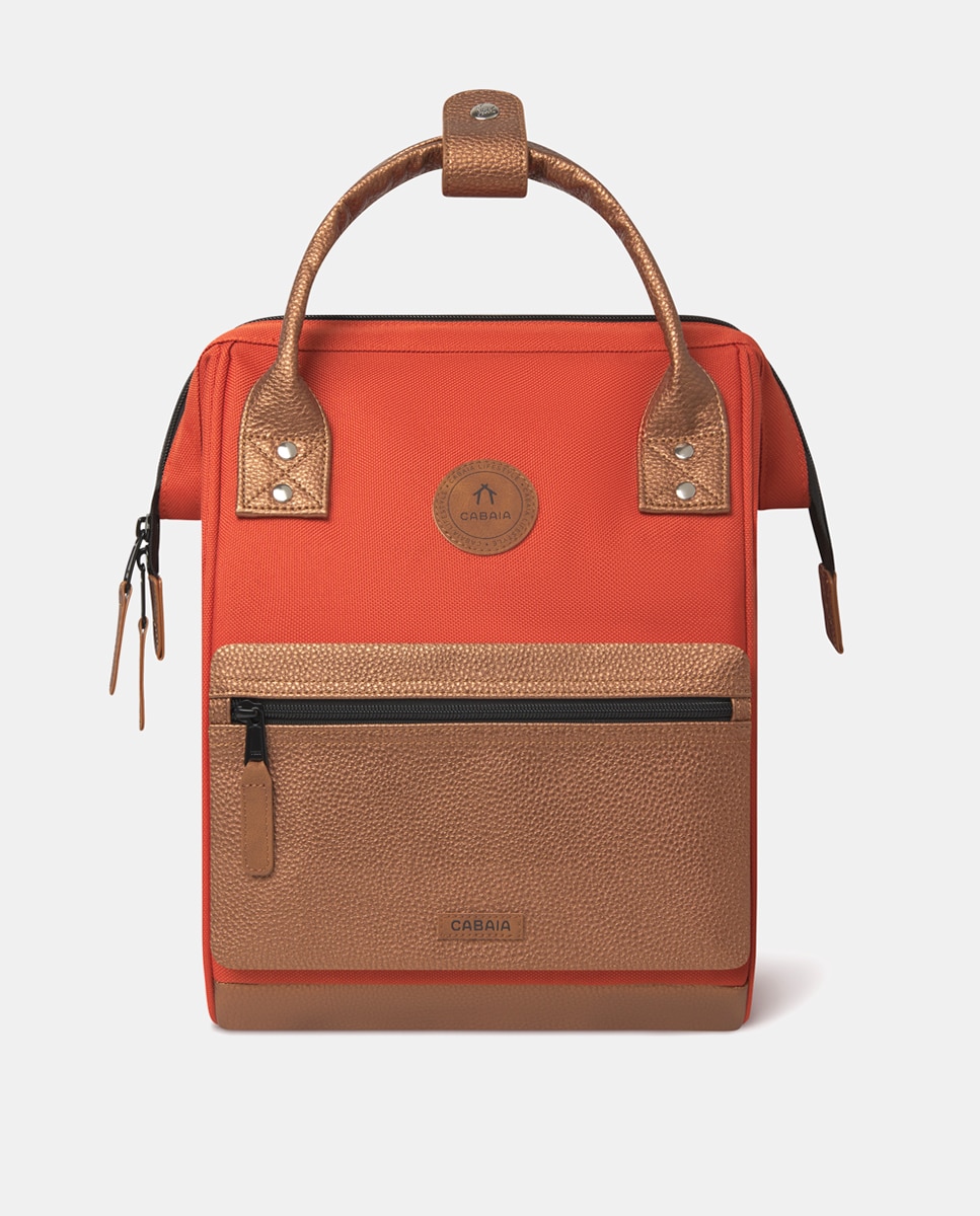 Mochila Unissexo Adventurer Bogotá Small em Material Reciclado e Repelente à Água Laranja-1