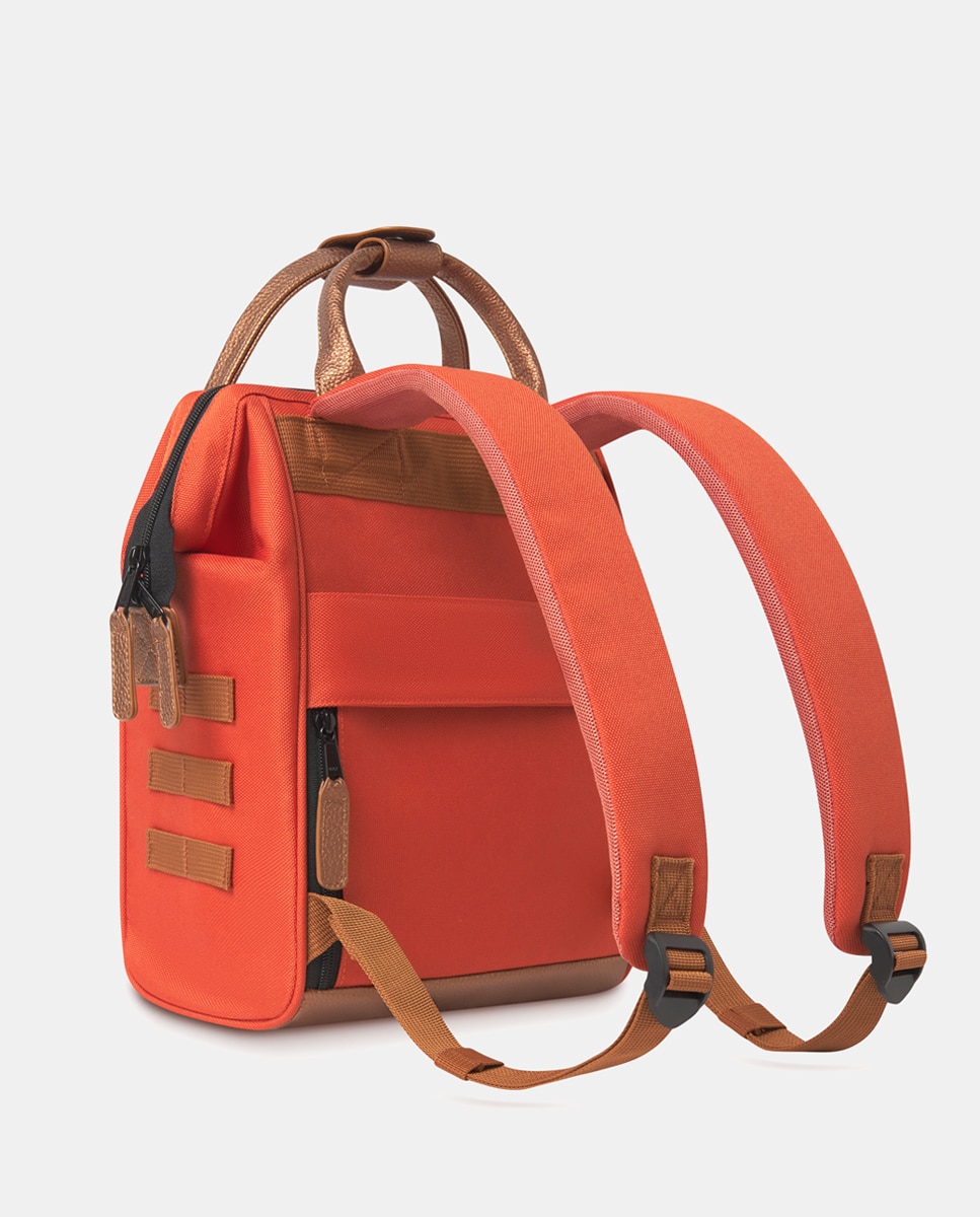 Mochila Unissexo Adventurer Bogotá Small em Material Reciclado e Repelente à Água Laranja-3