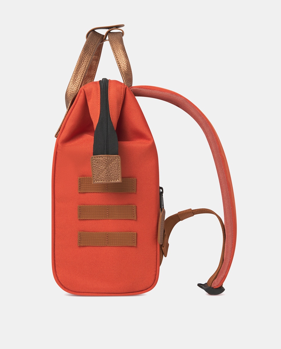 Mochila Unissexo Adventurer Bogotá Small em Material Reciclado e Repelente à Água Laranja-4